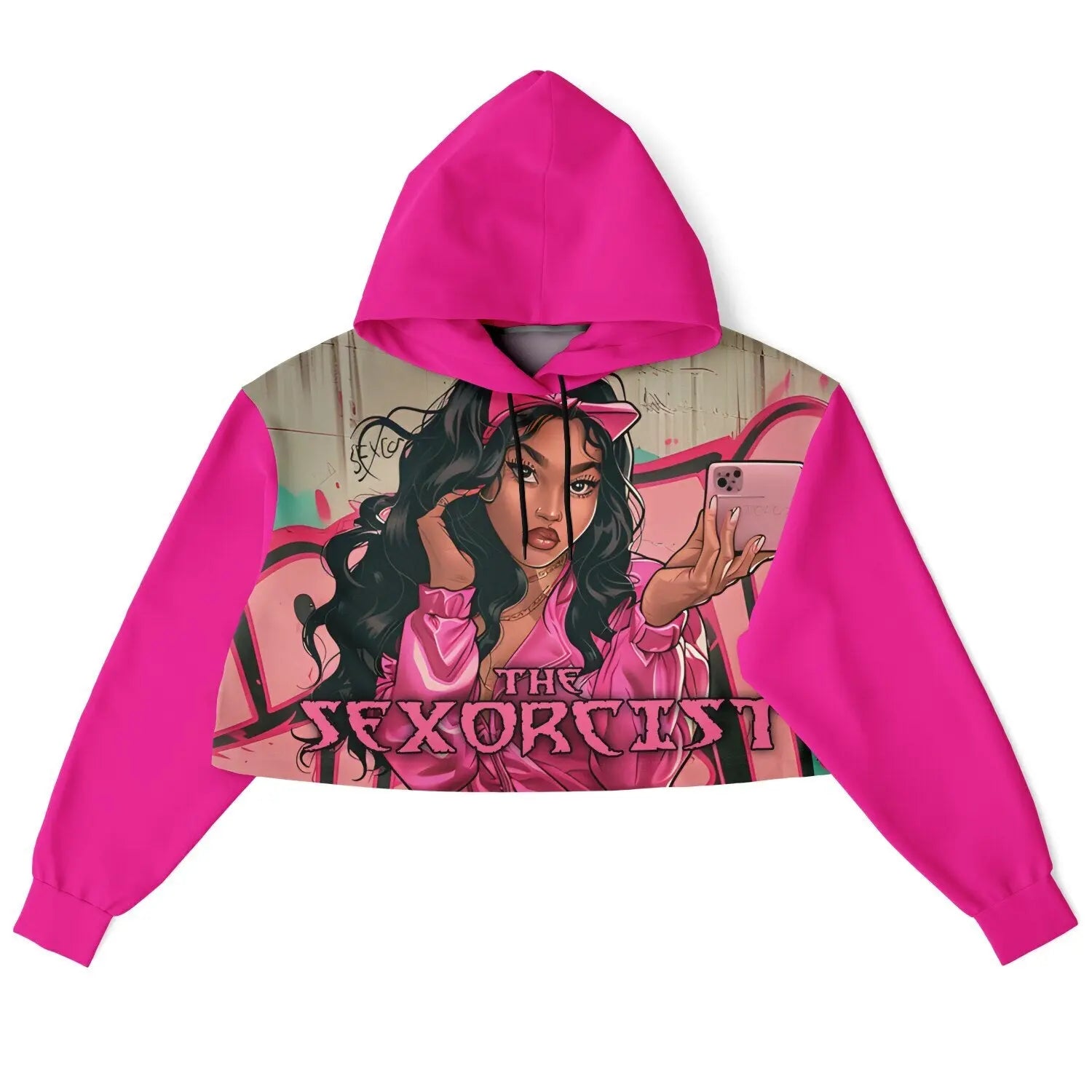 Sexorcist - Fly Latina - Ladies Fashion Dance Hoodie - NECRO SUPER STORE