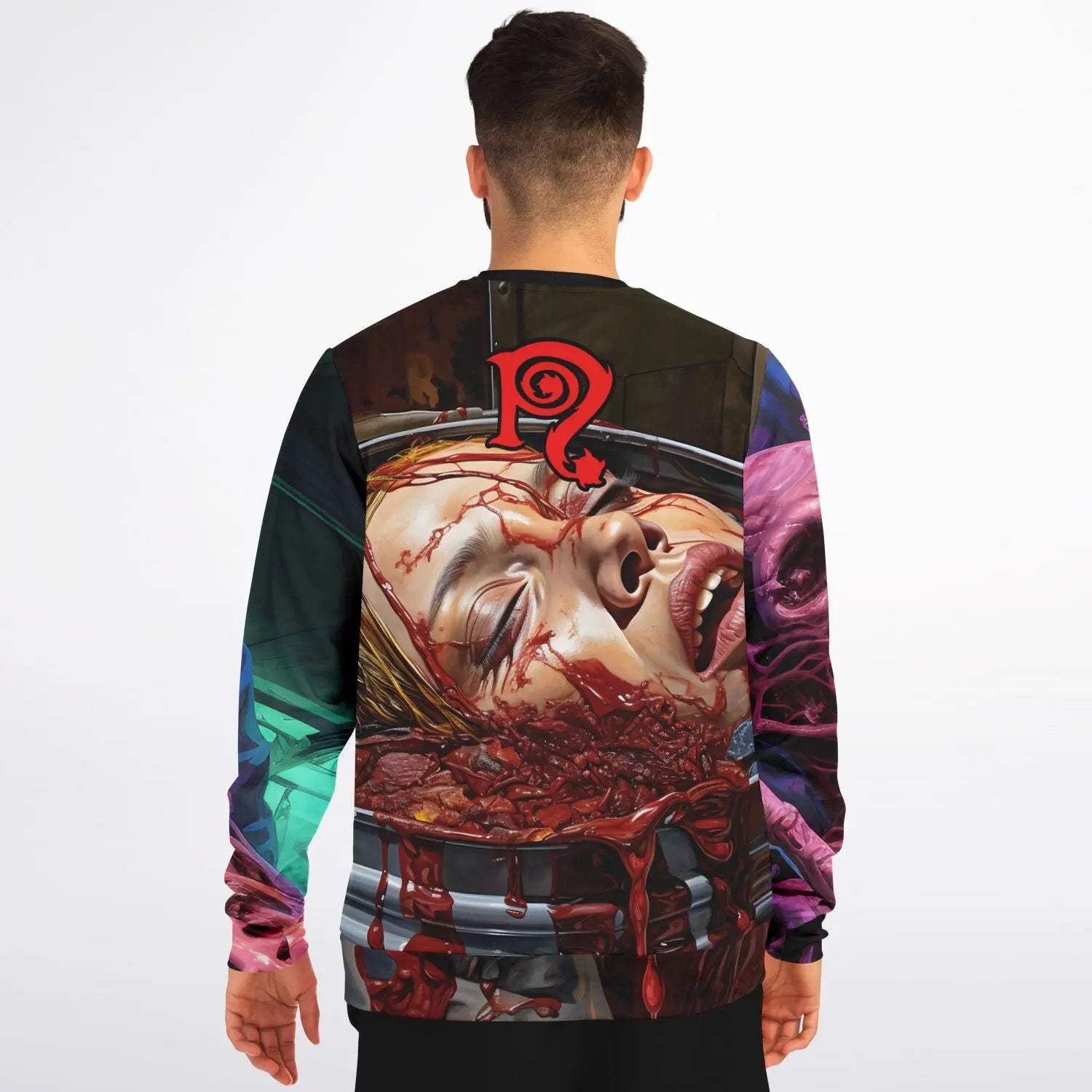 Necro - Dead Body Disposal - Athletic Sweatshirt - AOP NECRO SUPER STORE