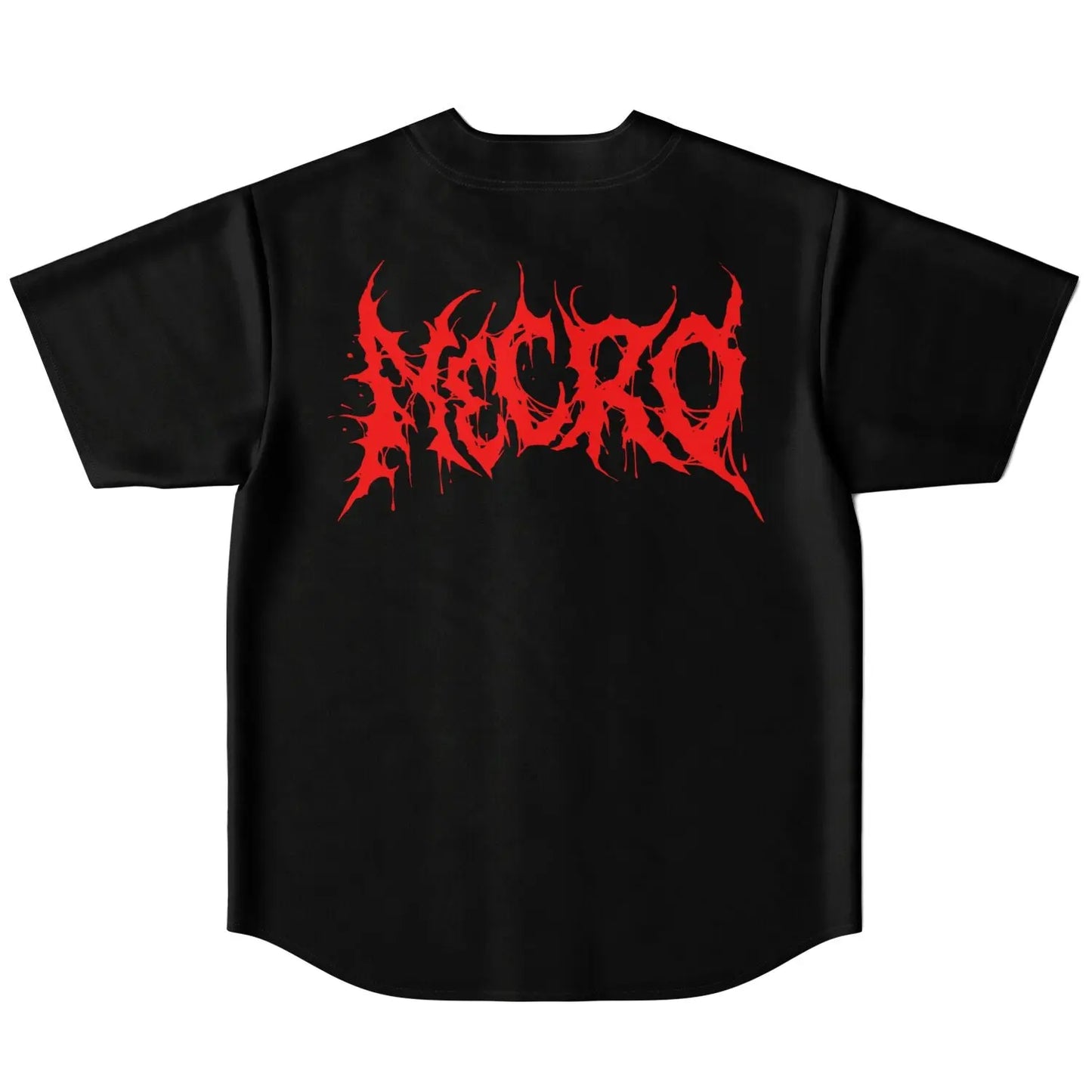 Necro - Red/Blk Reversible Baseball Jersey NECRO SUPER STORE