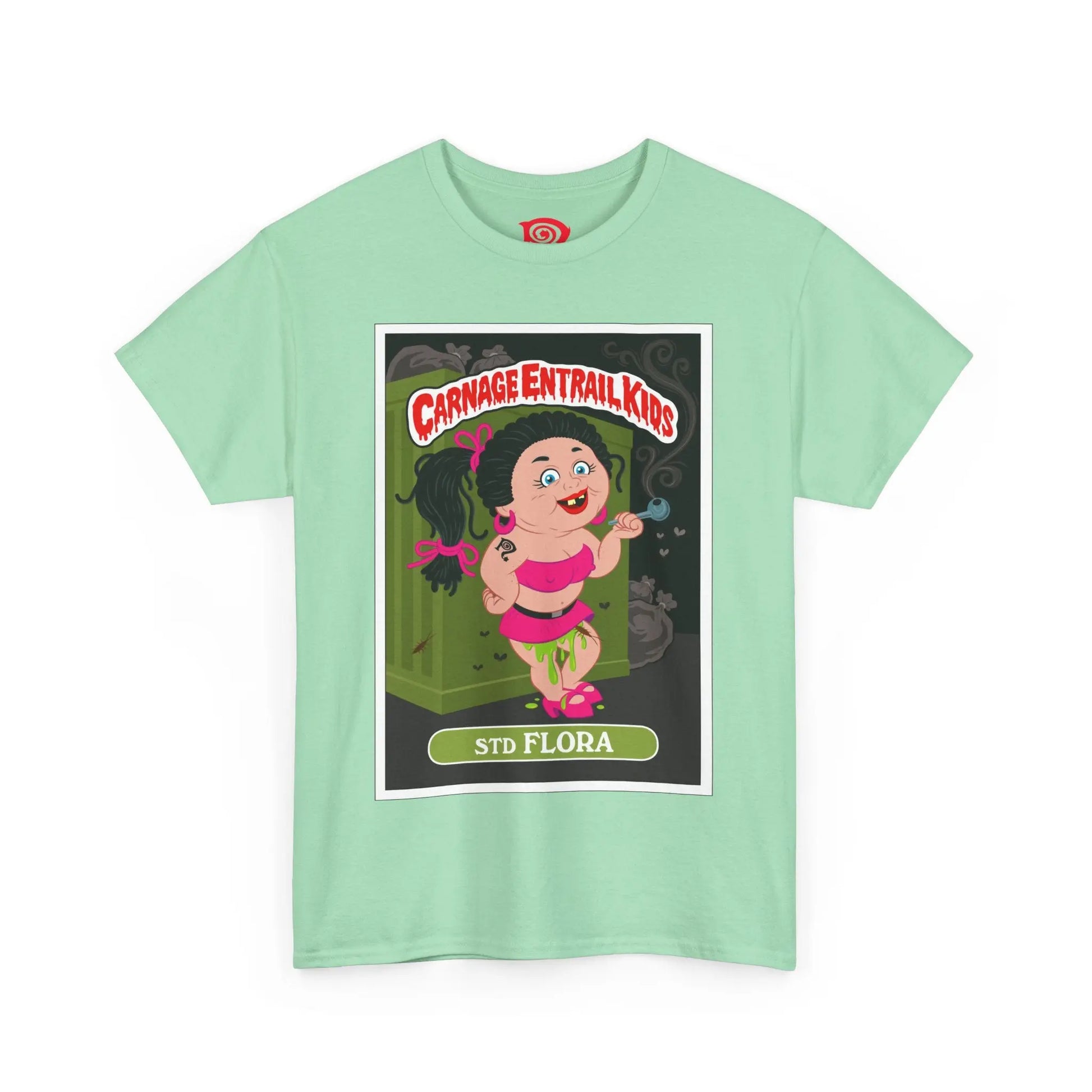 Carnage Entrail Kids - STD Flora - Heavy Cotton Tee - Gilden 5000 Printify