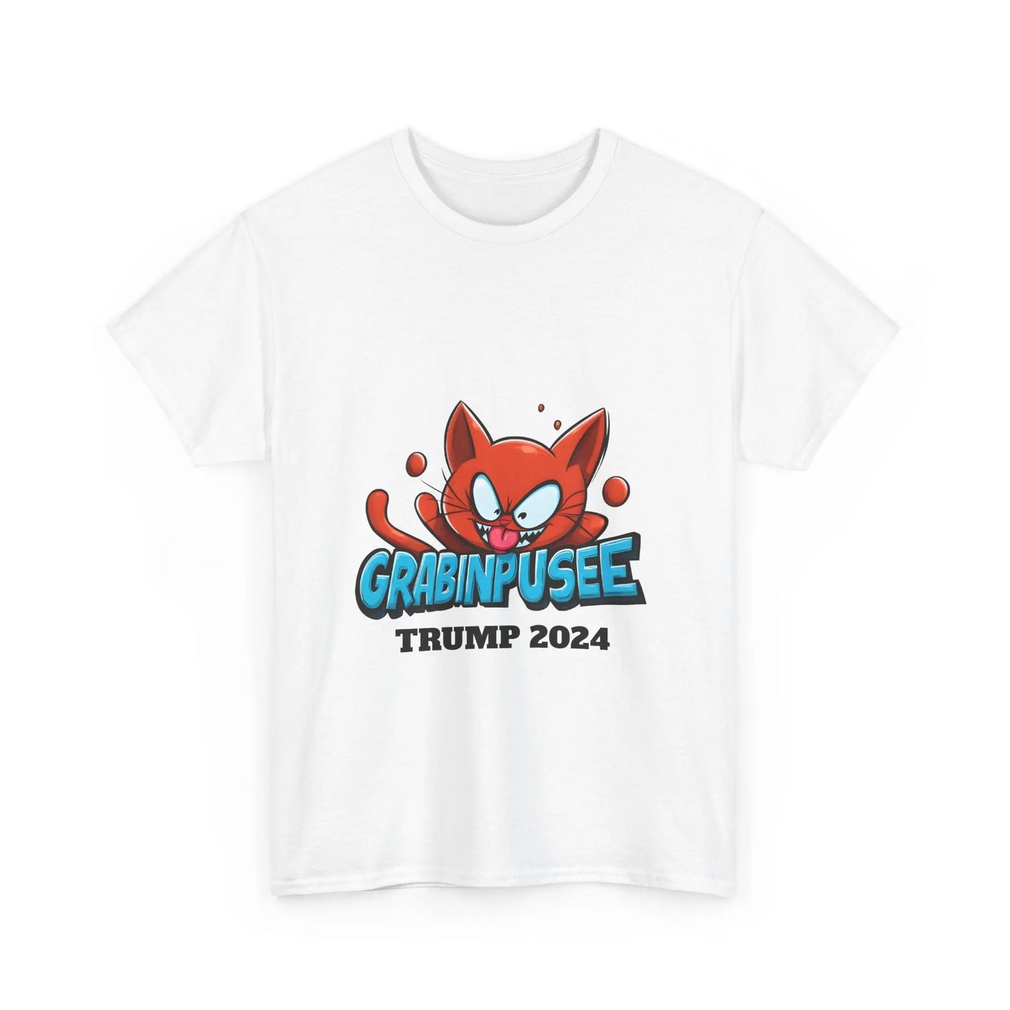 Grabinpusee - Trump/Necro - Different Colors - Heavy Cotton Tee - Gilden 5000 Printify