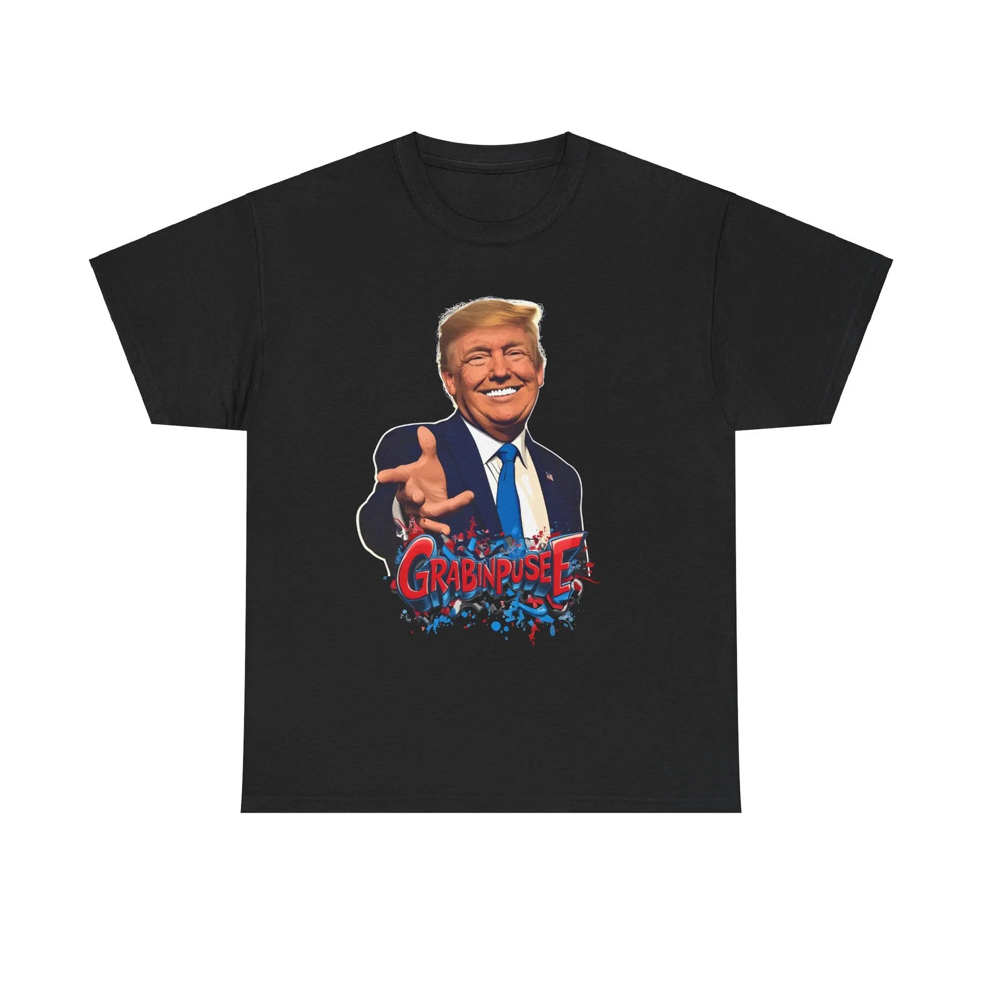 Grabinpusee - Trump/Necro - Heavy Cotton Tee - Gilden 5000 Printify