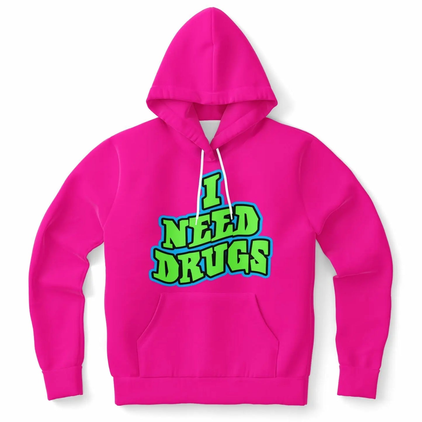 Necro - I Need Drugs - Pink Hoodie Subliminator