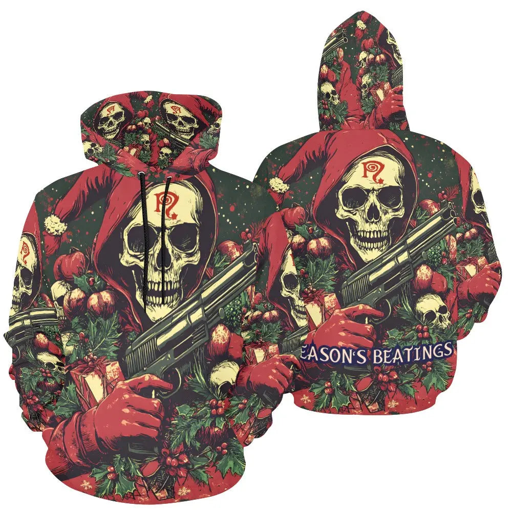 Necro - Season's Beatings - All Over Print Hoodie NECRO SUPER STORE