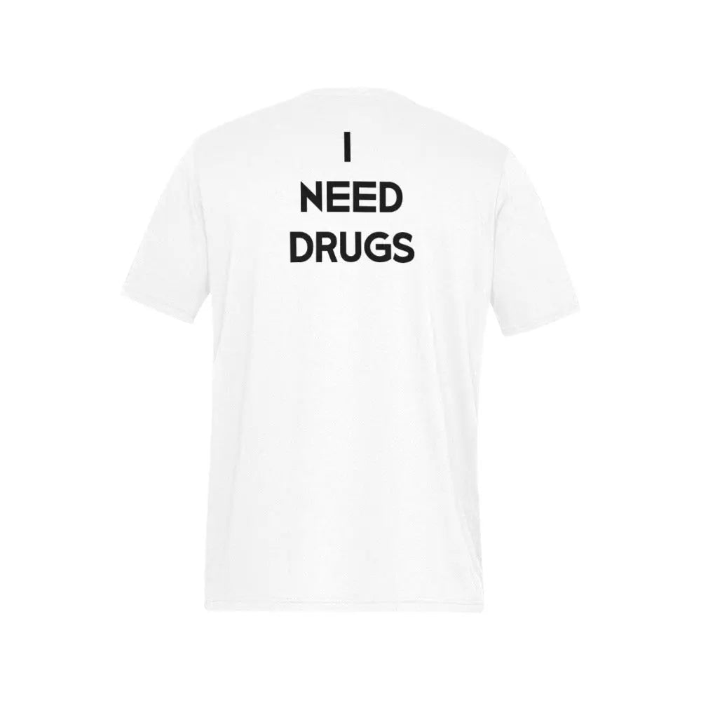 I Need Drugs - Howie Portrait - All Over Print T-shirt Inkedjoy