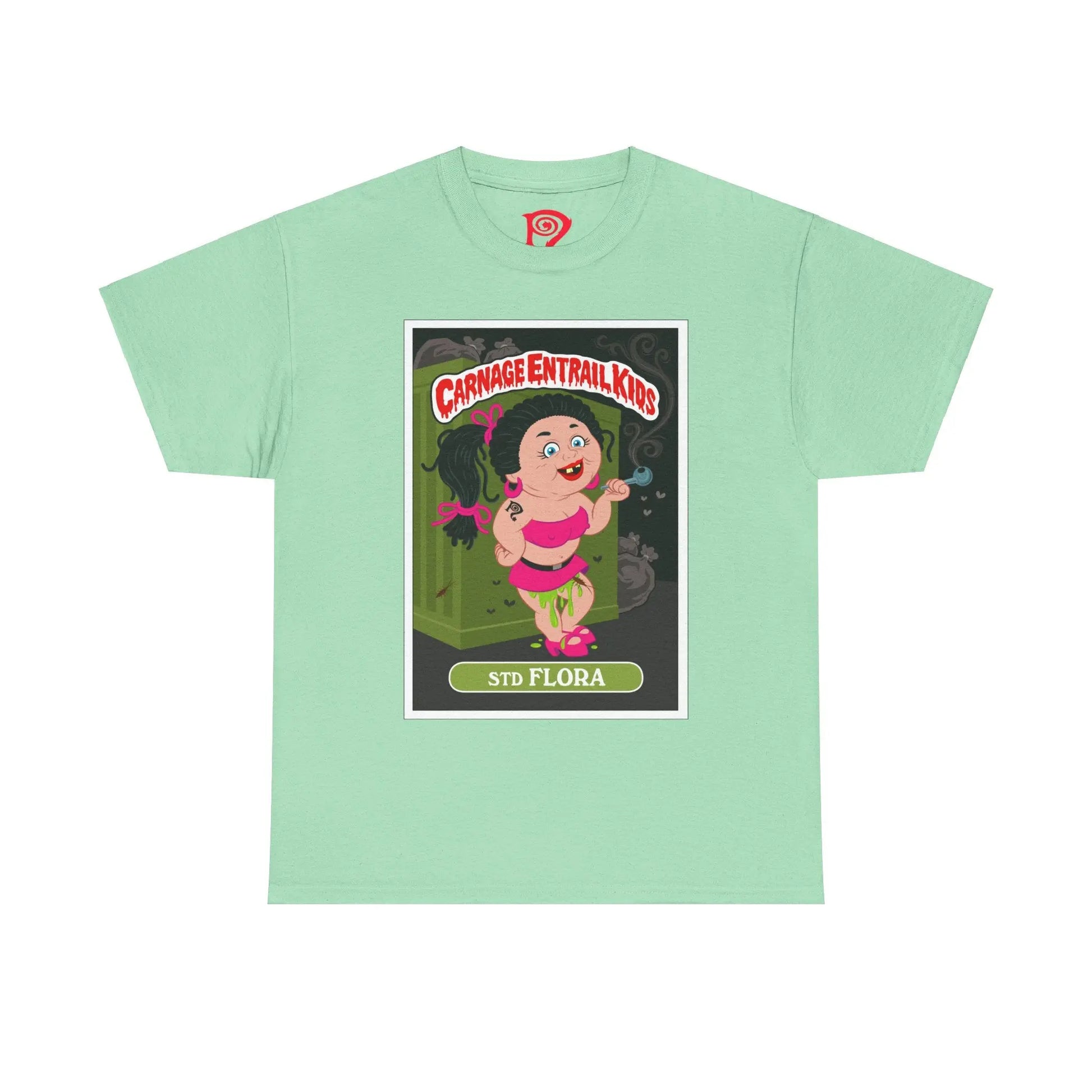 Carnage Entrail Kids - STD Flora - Heavy Cotton Tee - Gilden 5000 Printify