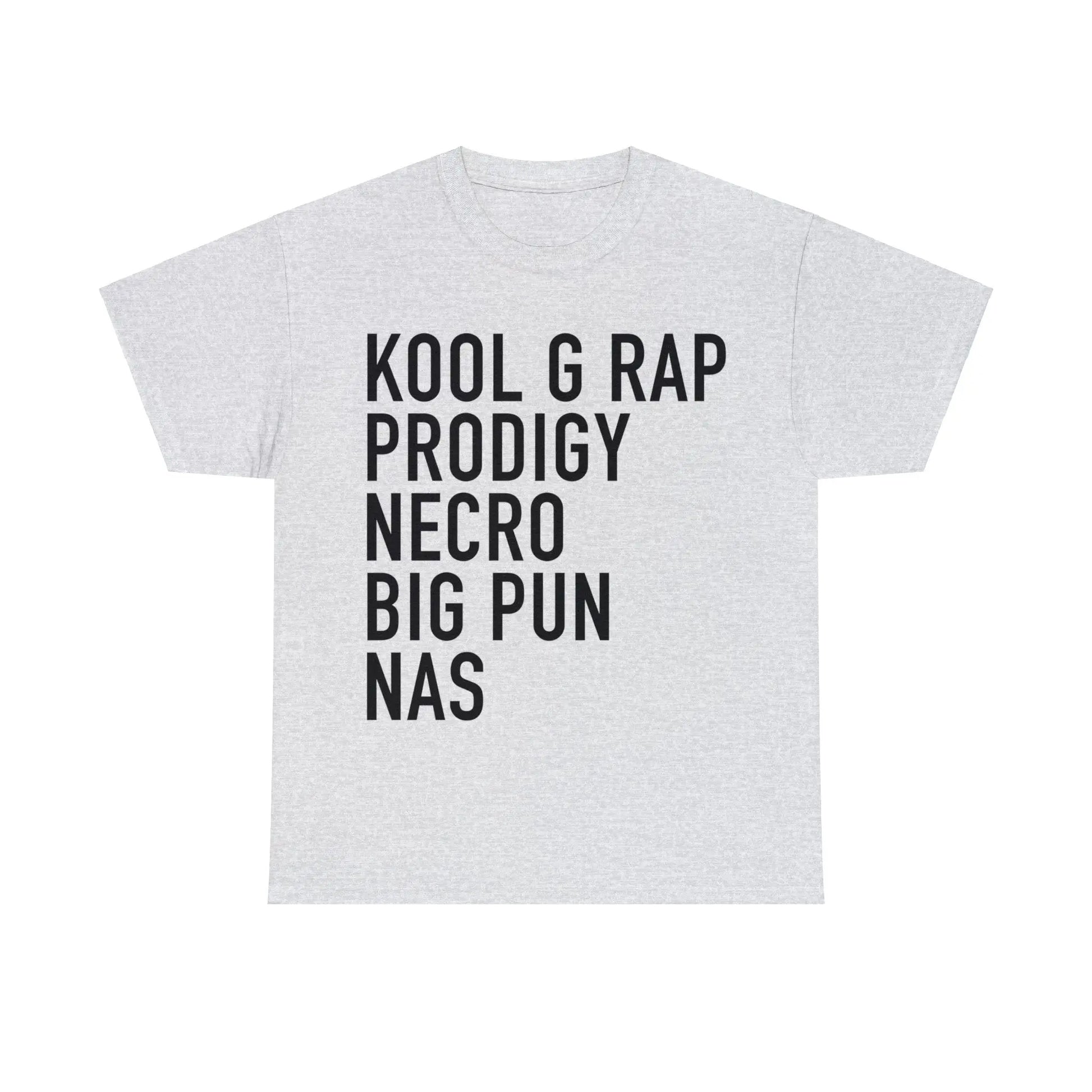 Top 5 Best Rappers - Heavy Cotton Tee - Gilden 5000 - Blk letters - NECRO SUPER STORE