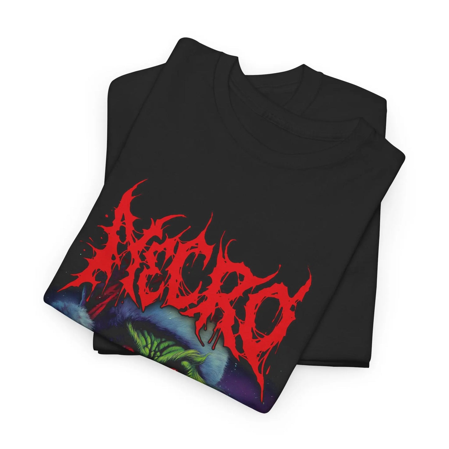 Necro - Scary Deathmas - Heavy Cotton Tee - Gilden 5000 Printify