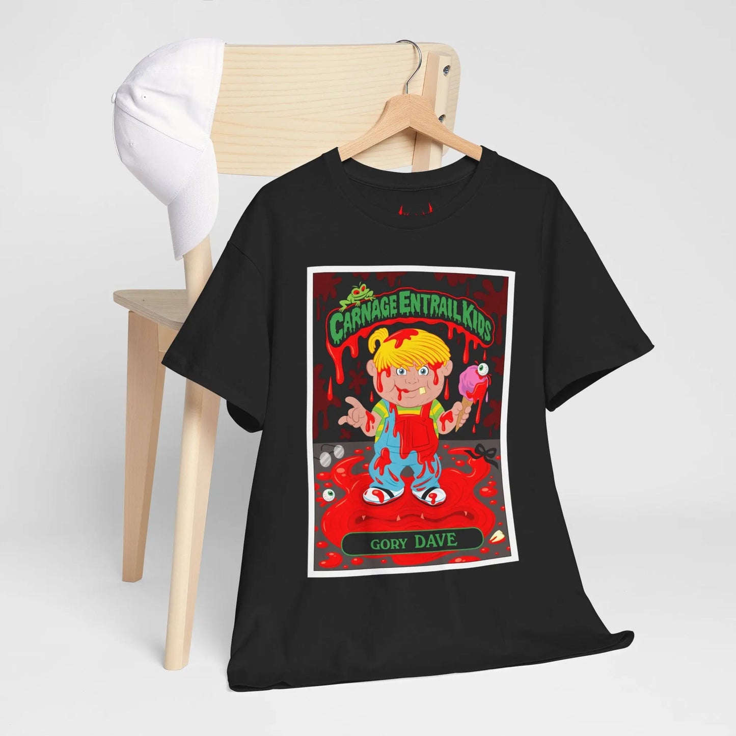 Carnage Entrail Kids - Gory Dave - Heavy Cotton Tee - Gilden 5000 Printify