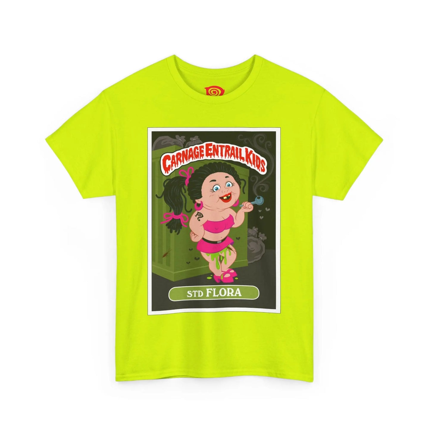 Carnage Entrail Kids - STD Flora - Heavy Cotton Tee - Gilden 5000 Printify