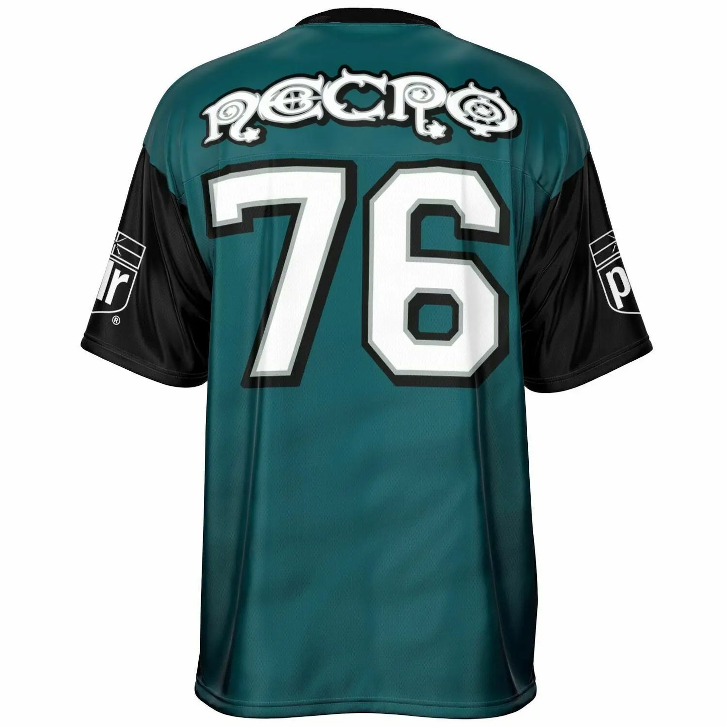 NECRO - N Symbol - Football Jersey  (Philadelphia Eagles Colors) NECRO SUPER STORE