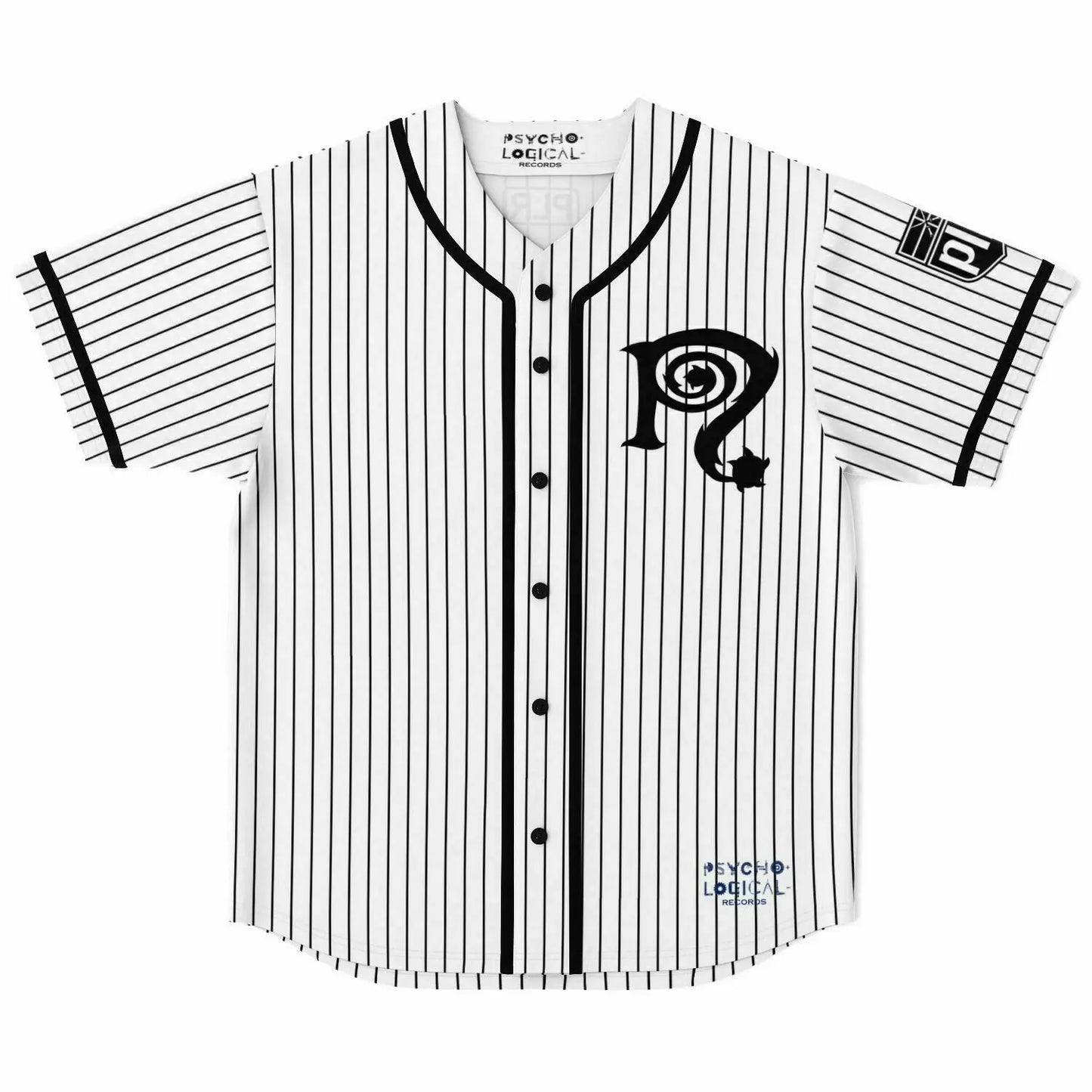 Necro - Pinstriped Baseball Jersey NECRO SUPER STORE