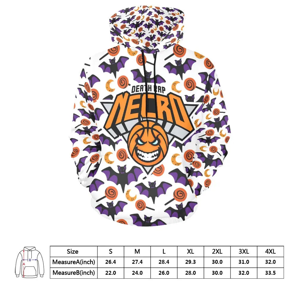 Necro - Death Rap Knicks Halloween - All Over Print Hoodie Inkedjoy