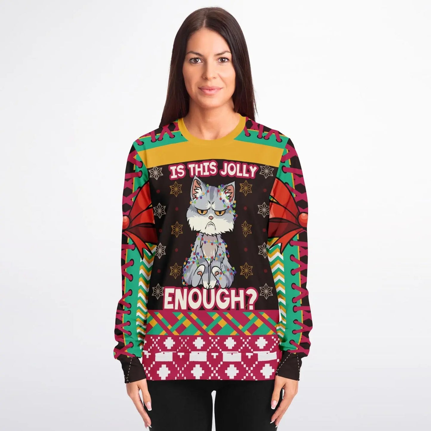 Is This Jolly Enough? - Ugly Sweatshirt NECRO SUPER STORE