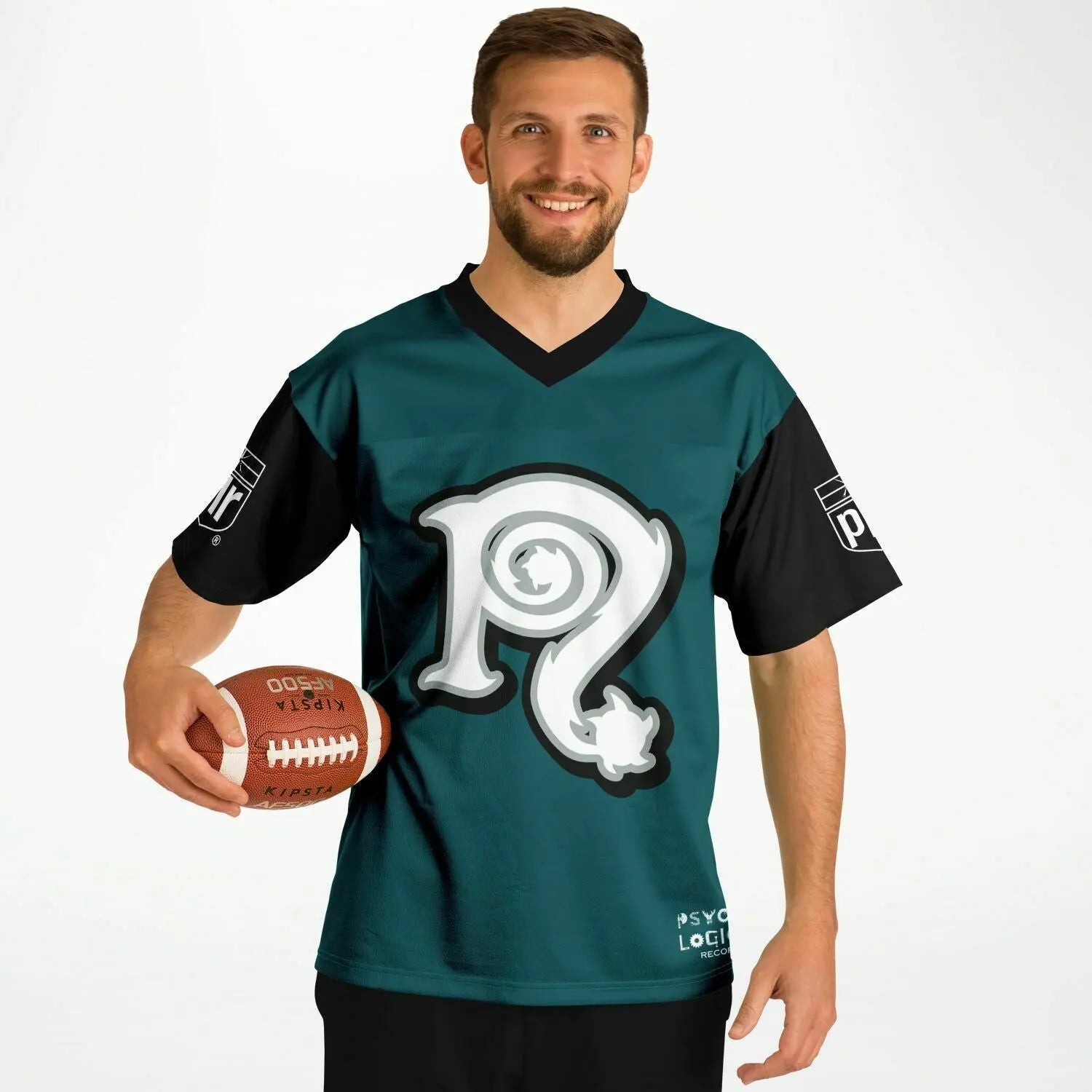 NECRO - N Symbol - Football Jersey  (Philadelphia Eagles Colors) NECRO SUPER STORE