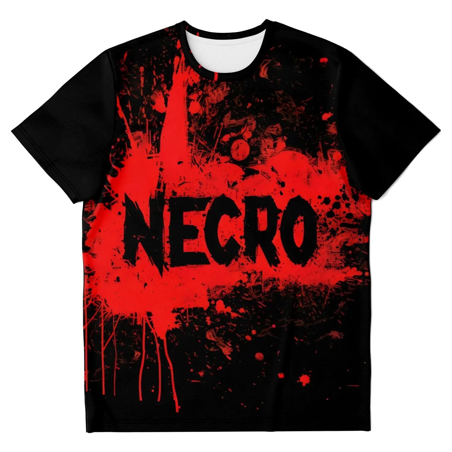 Necro - Blood Splatter - All Over Print T-Shirt - NECRO SUPER STORE