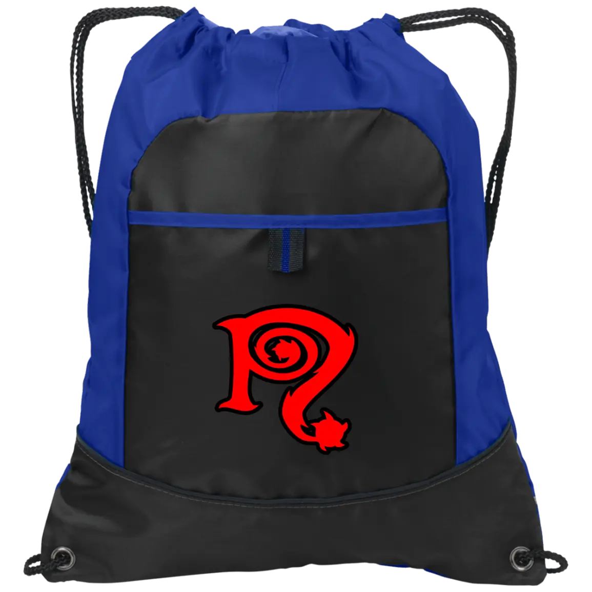 Necro - Red N Blue/Blk - Pocket Cinch Pack Bag NECRO SUPER STORE