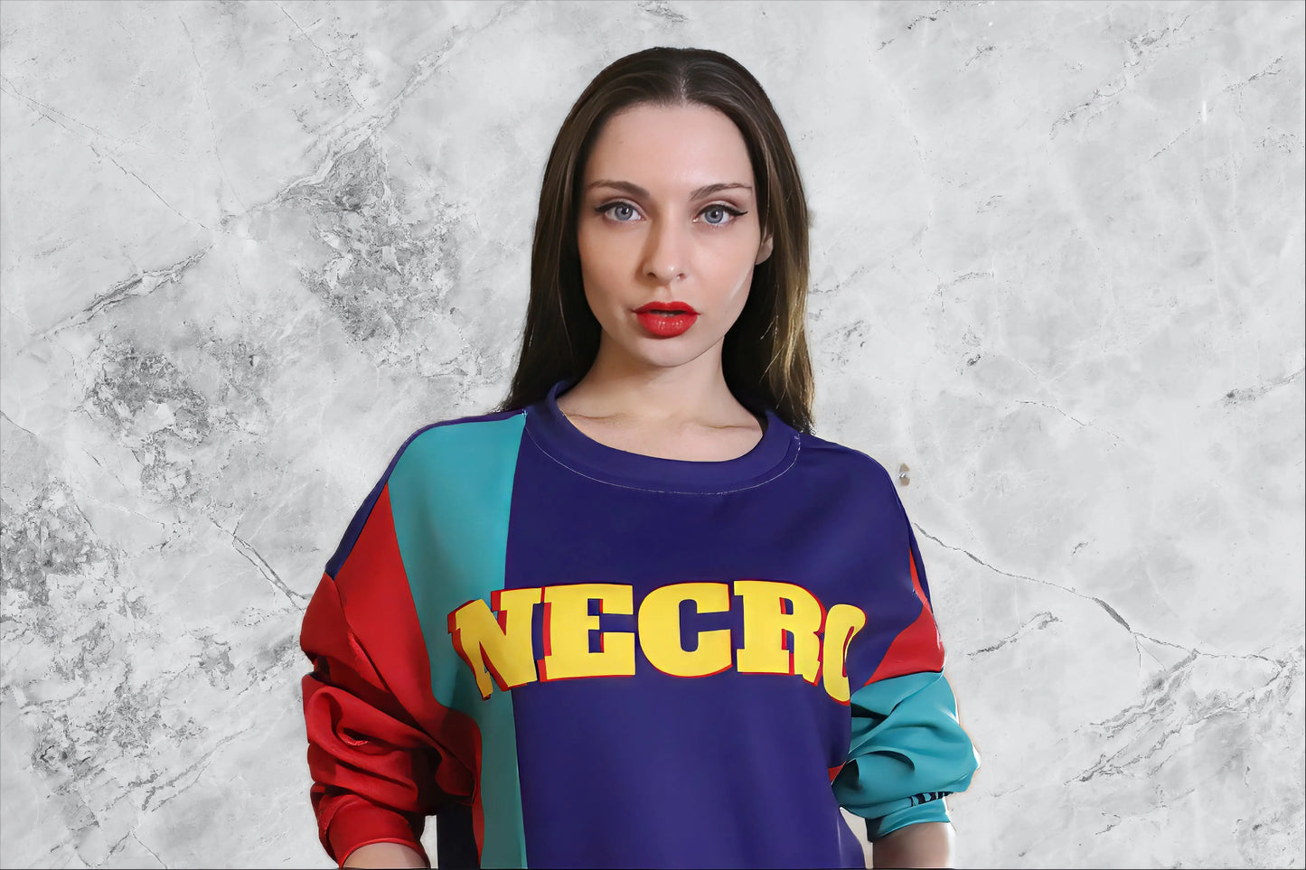 Necro - Yellow Logo - Sweatshirt NECRO SUPER STORE