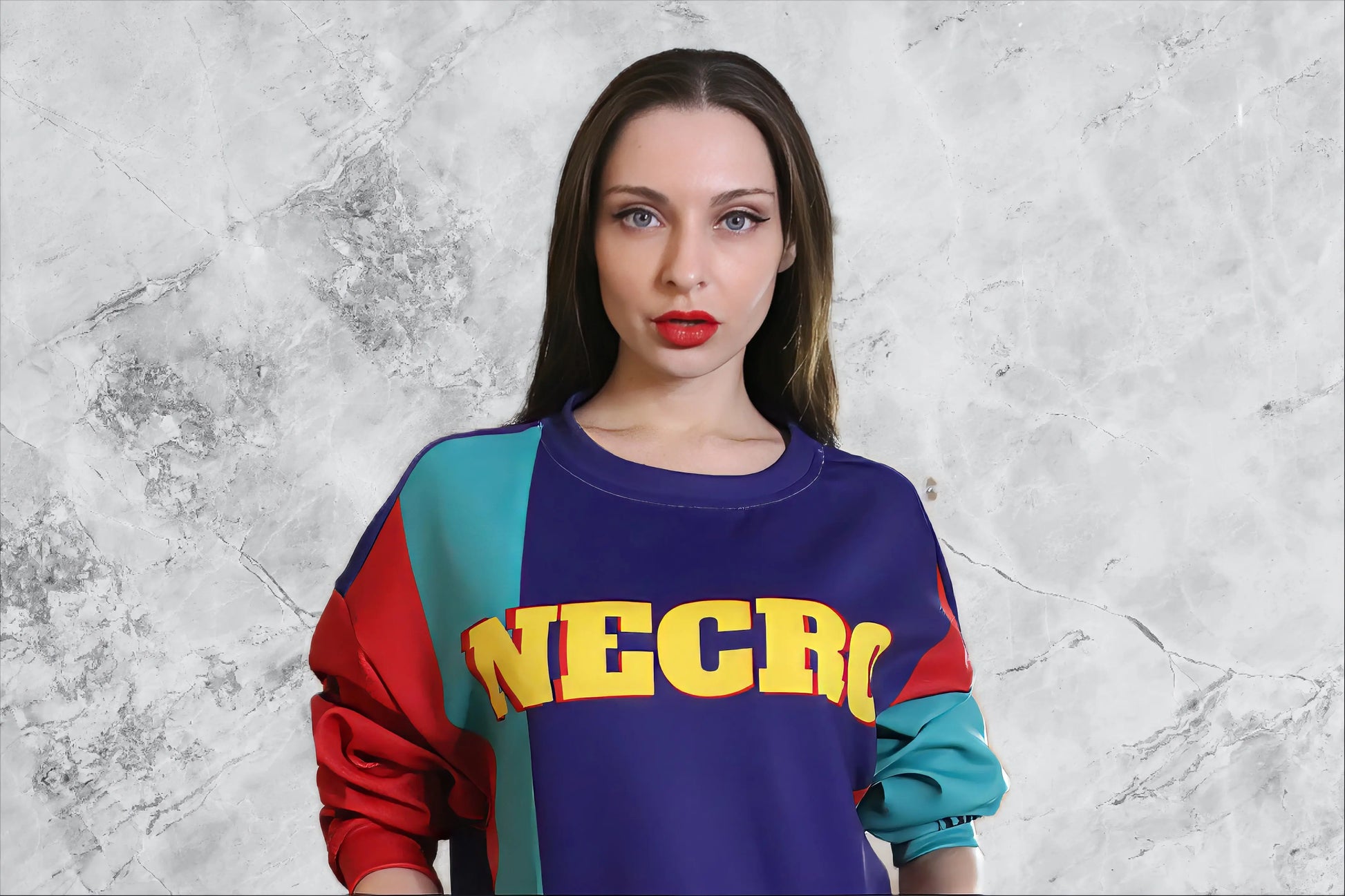 Necro - Yellow Logo - Sweatshirt NECRO SUPER STORE