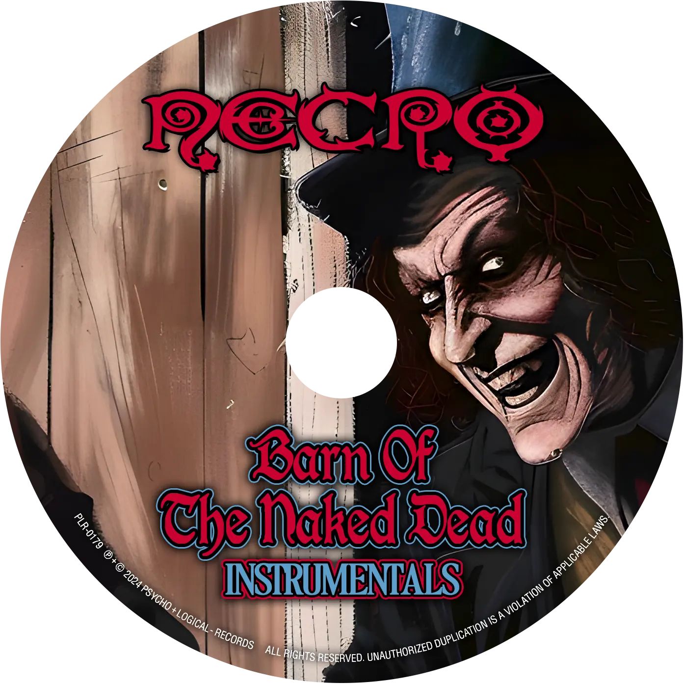 NECRO - Barn Of The Naked Dead - Instrumentals CD - NECRO SUPER STORE