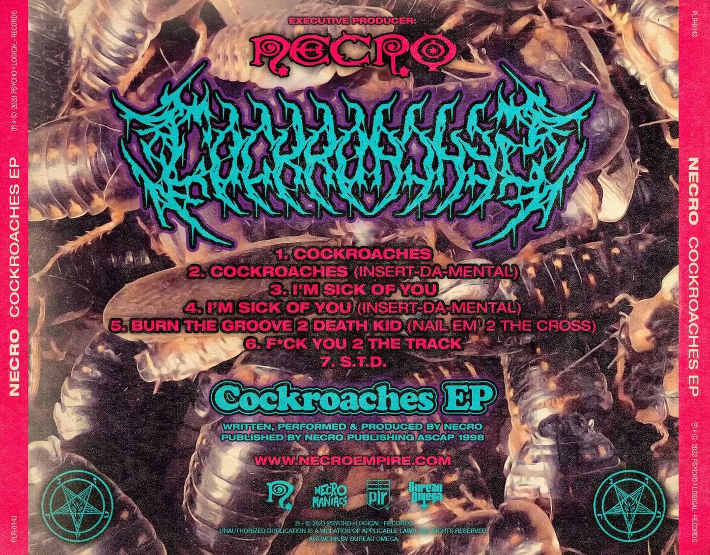 NECRO - Cockroaches EP CD NECRO SUPER STORE