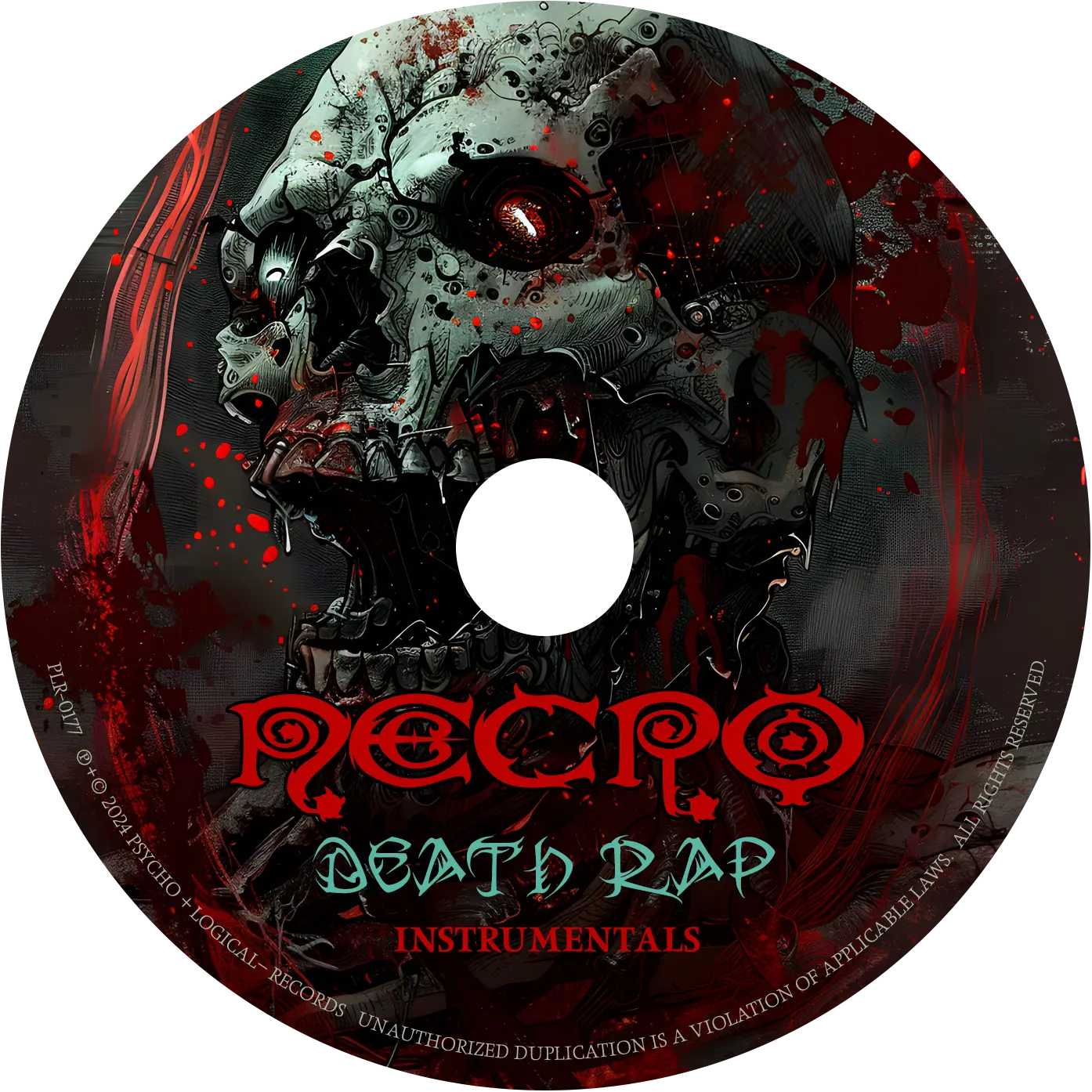 NECRO - Death Rap - Instrumentals CD - NECRO SUPER STORE