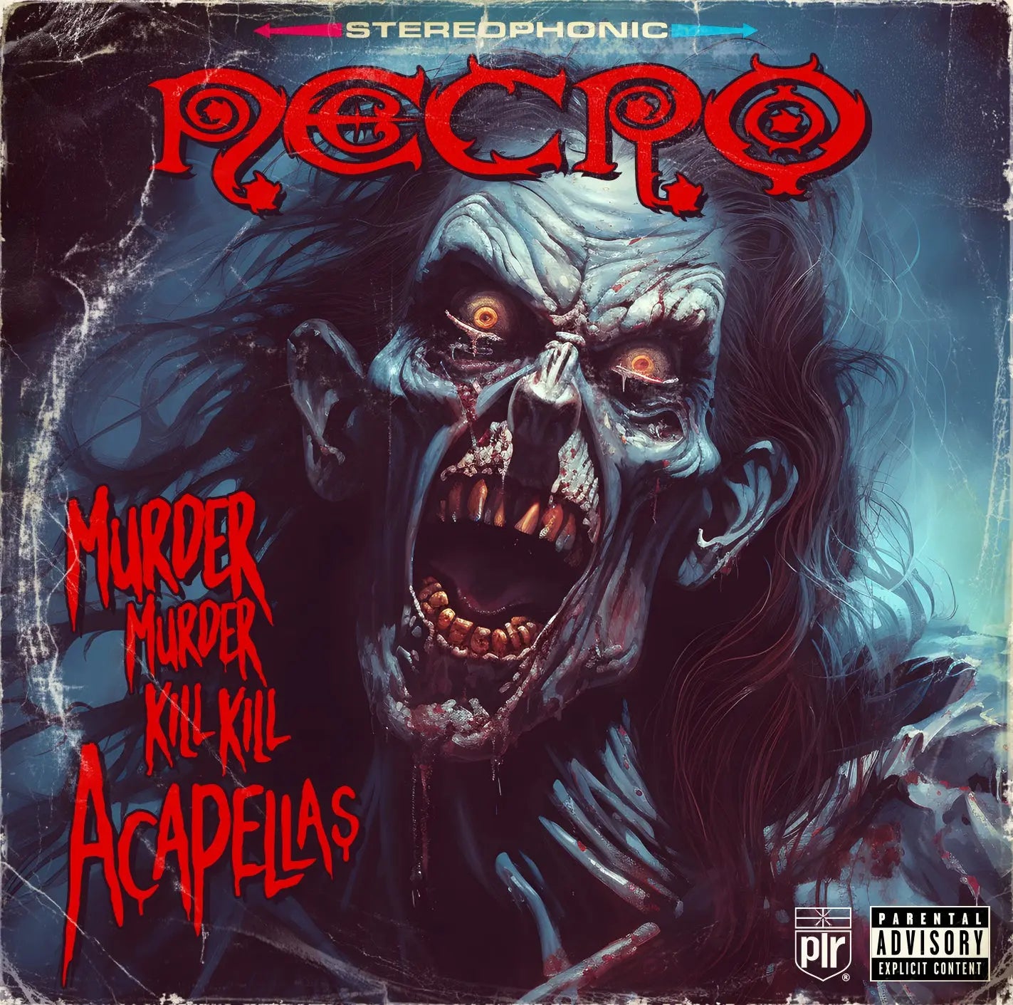 NECRO - The Murder Murder Kill Kill Double EP - Acapellas CD - NECRO SUPER STORE