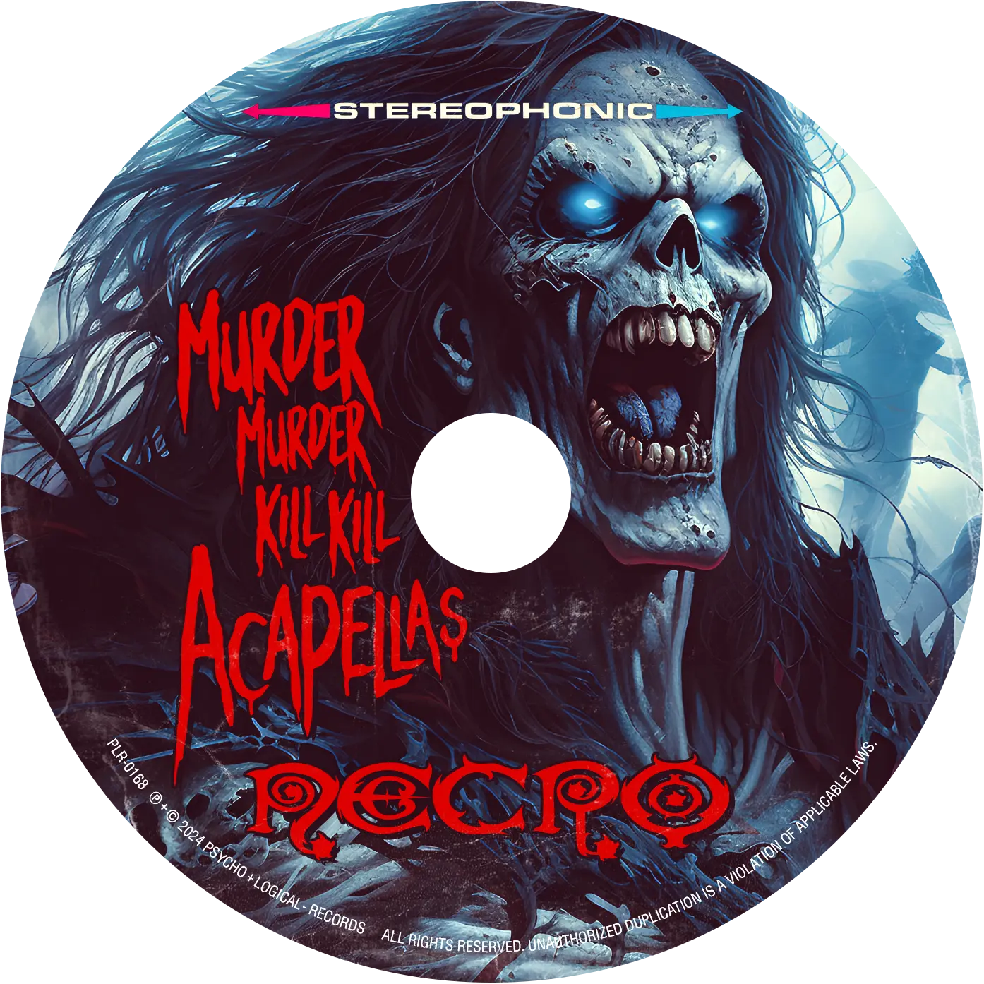 NECRO - The Murder Murder Kill Kill Double EP - Acapellas CD - NECRO SUPER STORE