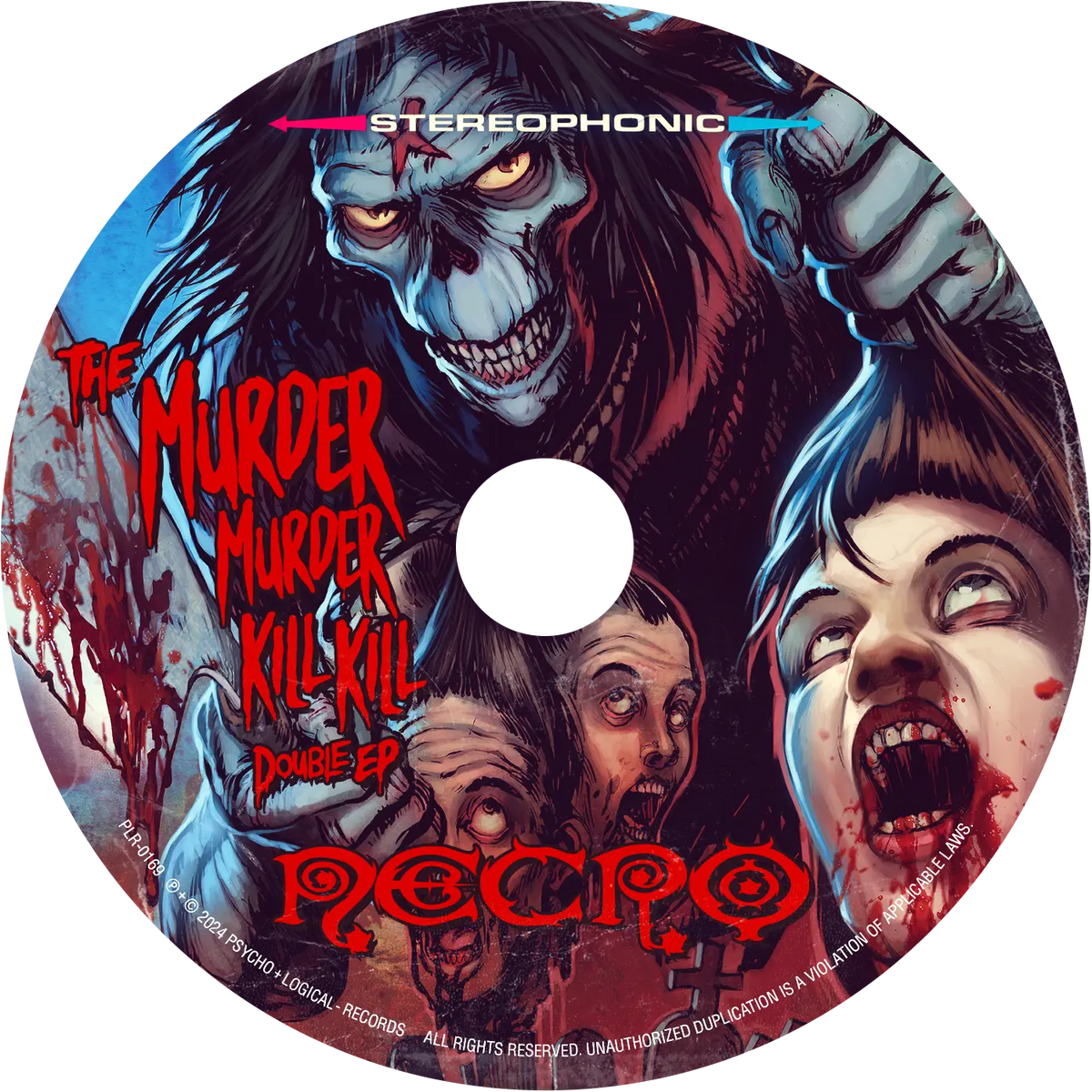 NECRO - The Murder Murder Kill Kill Double EP CD - NECRO SUPER
