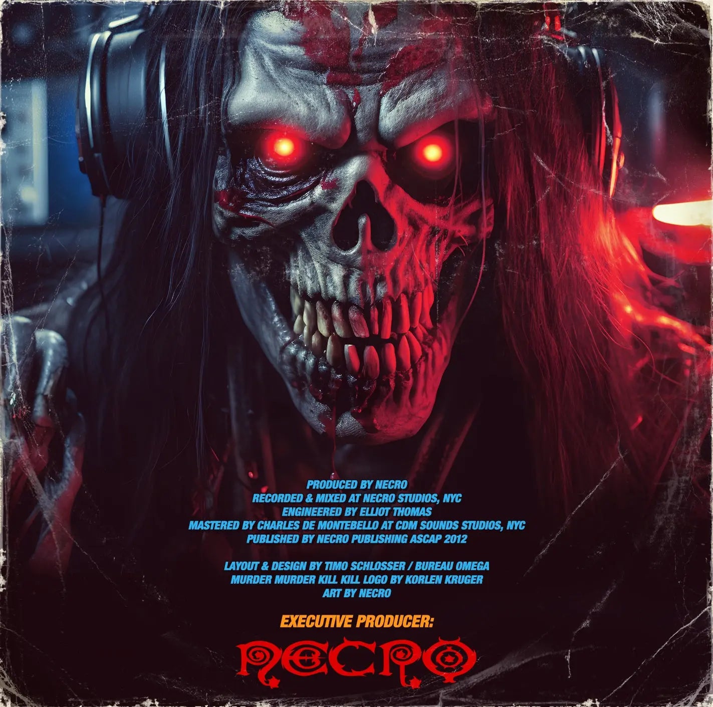 NECRO - The Murder Murder Kill Kill Double EP - Instrumentals CD - NECRO SUPER STORE