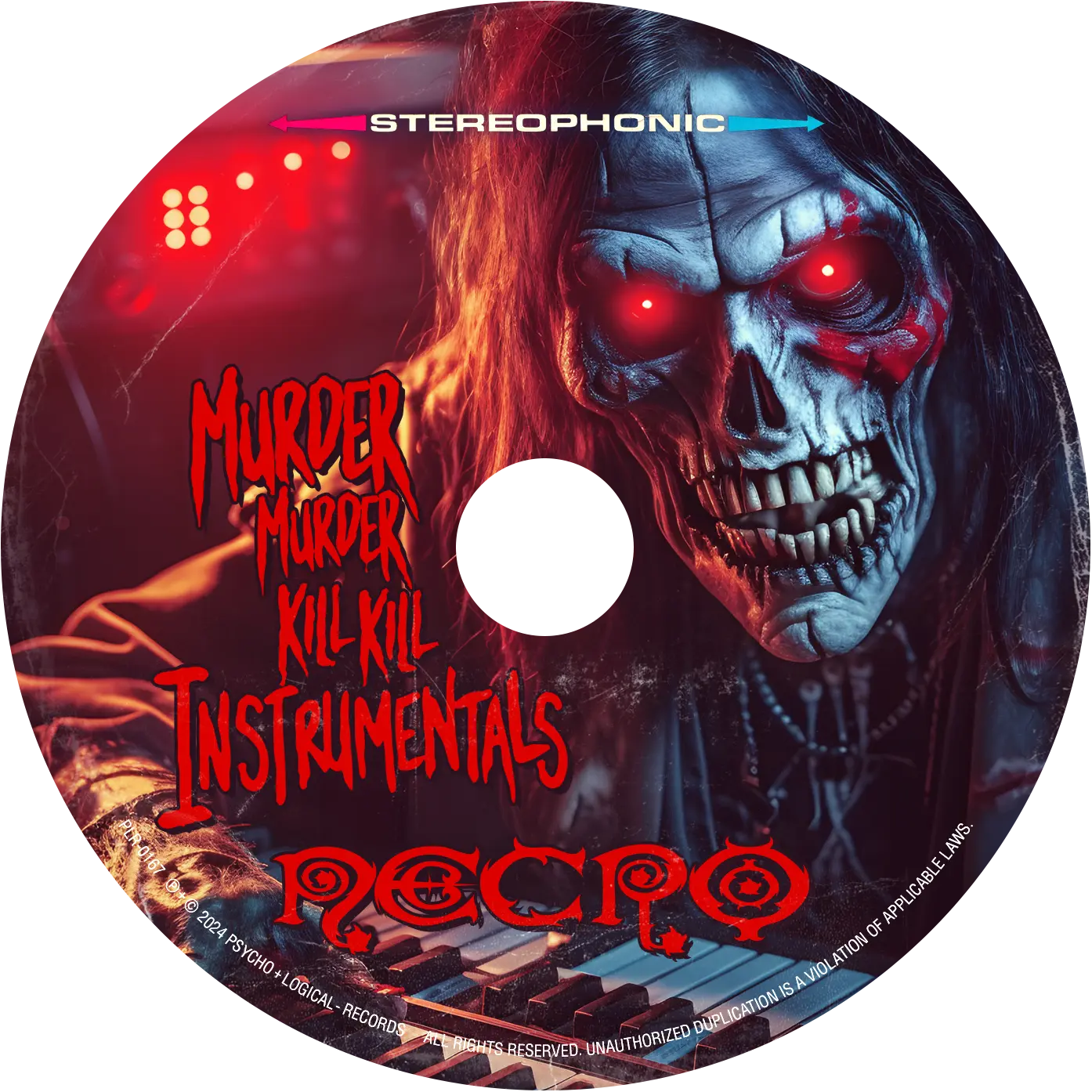 NECRO - The Murder Murder Kill Kill Double EP - Instrumentals CD - NECRO SUPER STORE