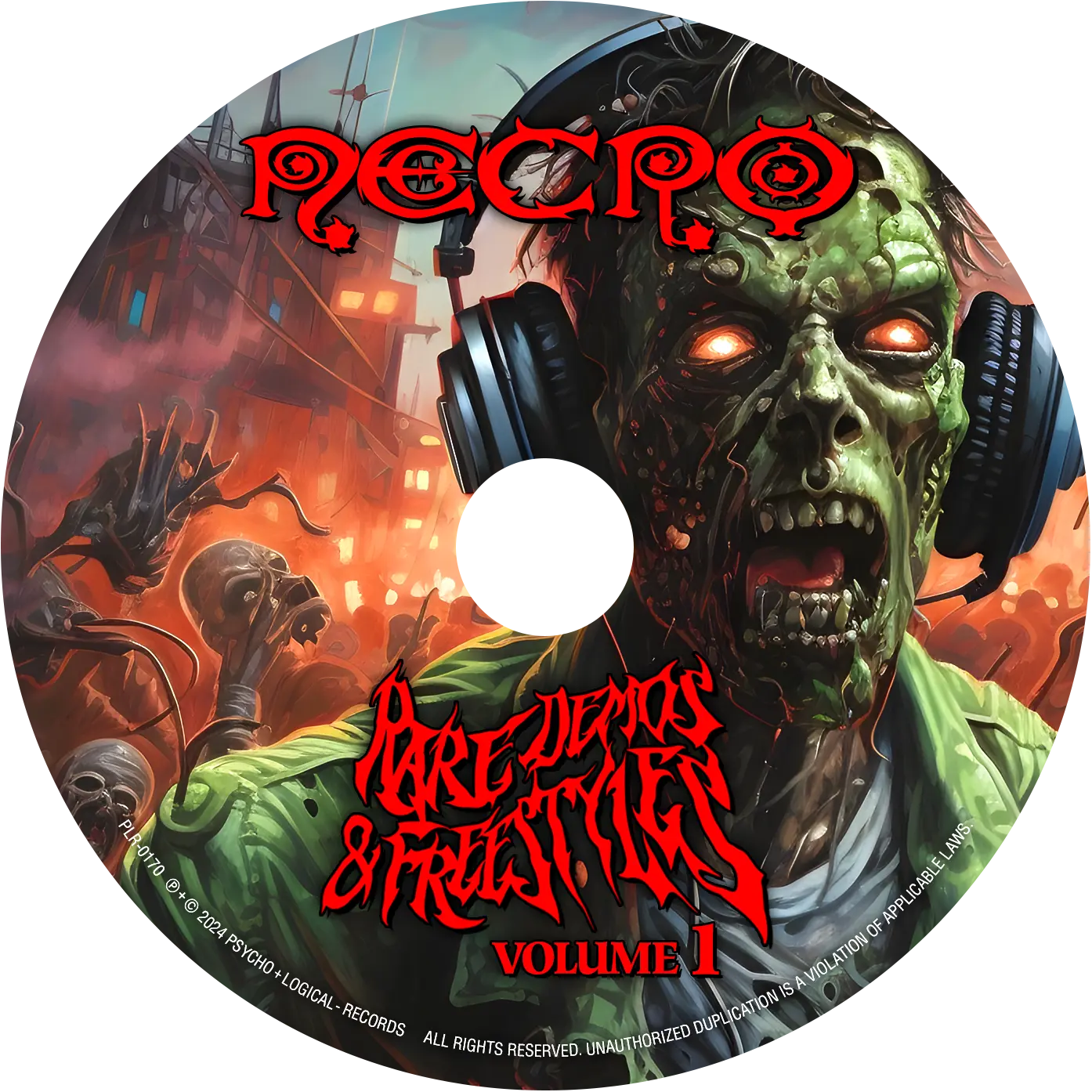 NECRO - Rare Demos & Freestyles Vol. 1 CD - NECRO SUPER STORE
