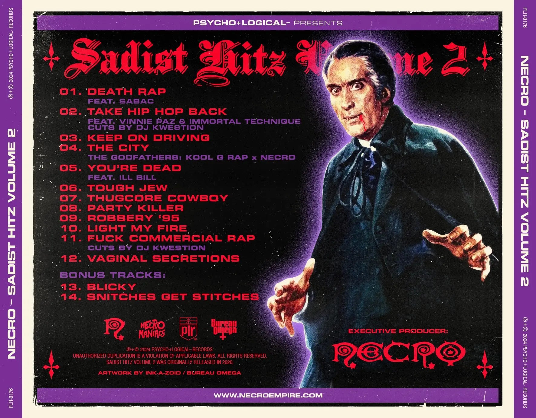 NECRO - Sadist Hitz Vol. 2 CD - NECRO SUPER STORE