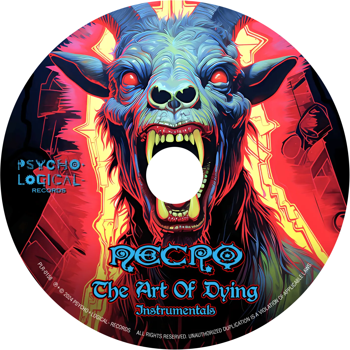 NECRO - The Art Of Dying - Instrumentals CD - NECRO SUPER STORE