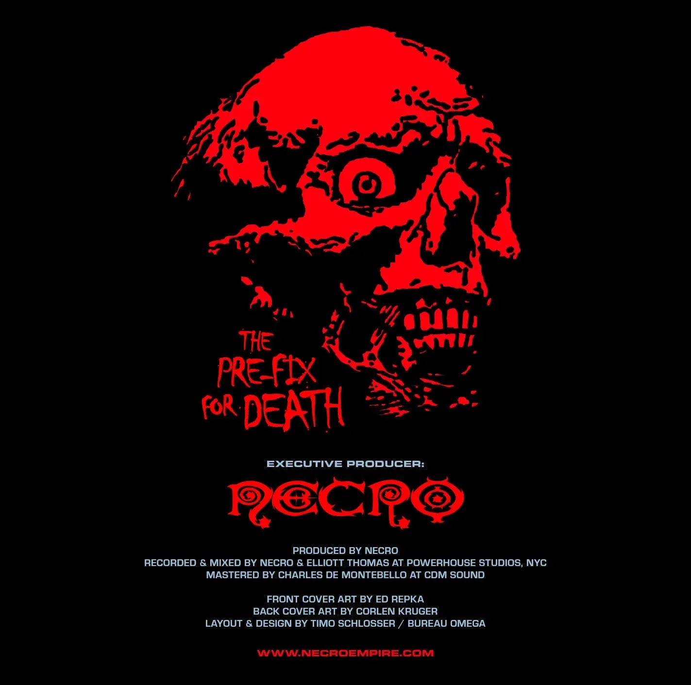 NECRO - The Pre-Fix For Death CD - NECRO SUPER STORE