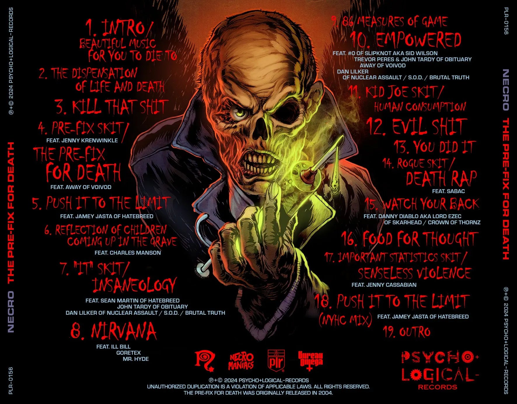 NECRO - The Pre-Fix For Death CD - NECRO SUPER STORE