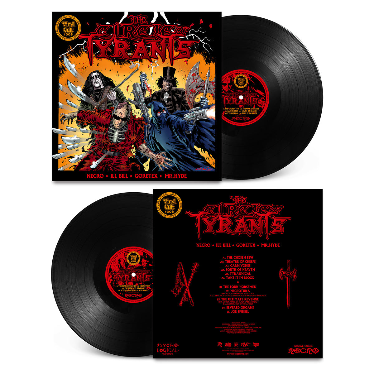 The Circle Of Tyrants - Vinyl Album – NECRO SUPER STORE