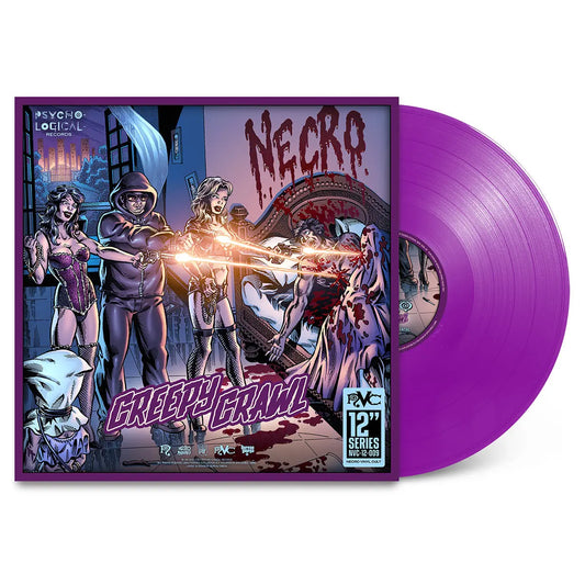NECRO - Creepy Crawl / No Remorse 12" Vinyl Single - COLORED VINYL NECRO SUPER STORE
