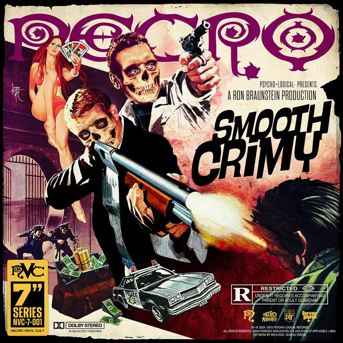 NECRO - "Pop Ya Head Off / Smooth Crimy" 7" Inch Vinyl NECRO SUPER STORE
