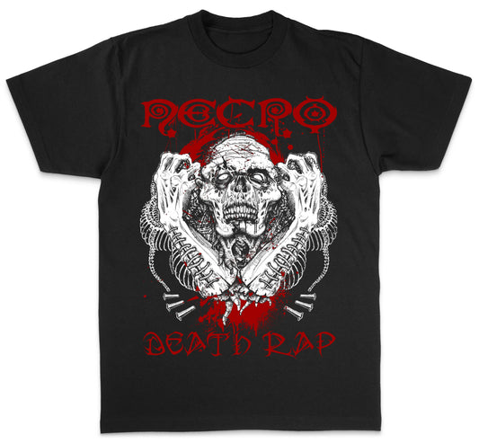 Necro - Death Rap - Heavy Cotton Tee - Gilden 5000 NECRO SUPER STORE