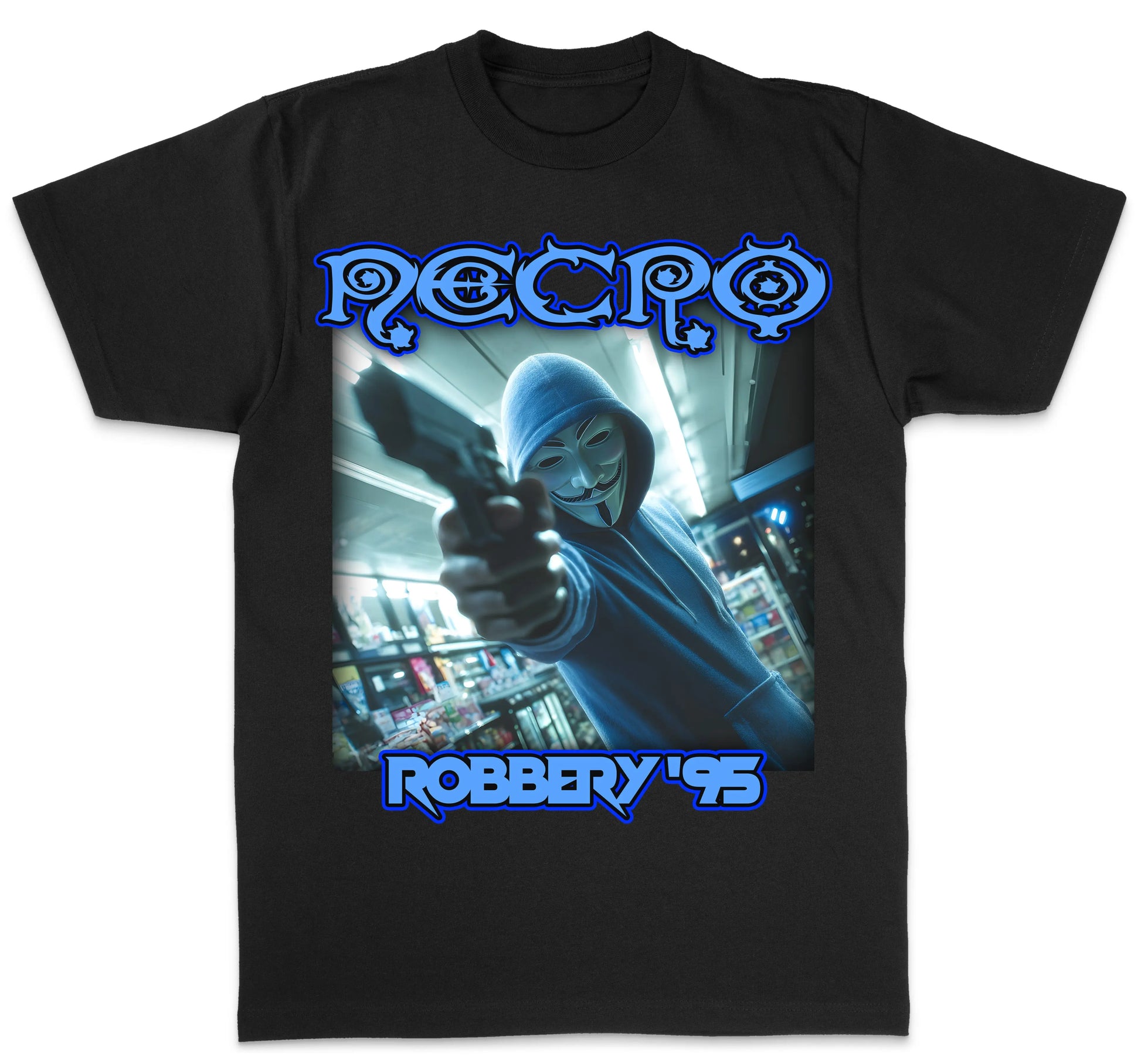 Necro - Robbery '95 Bodega - Heavy Cotton Tee - Gilden 5000 Printify