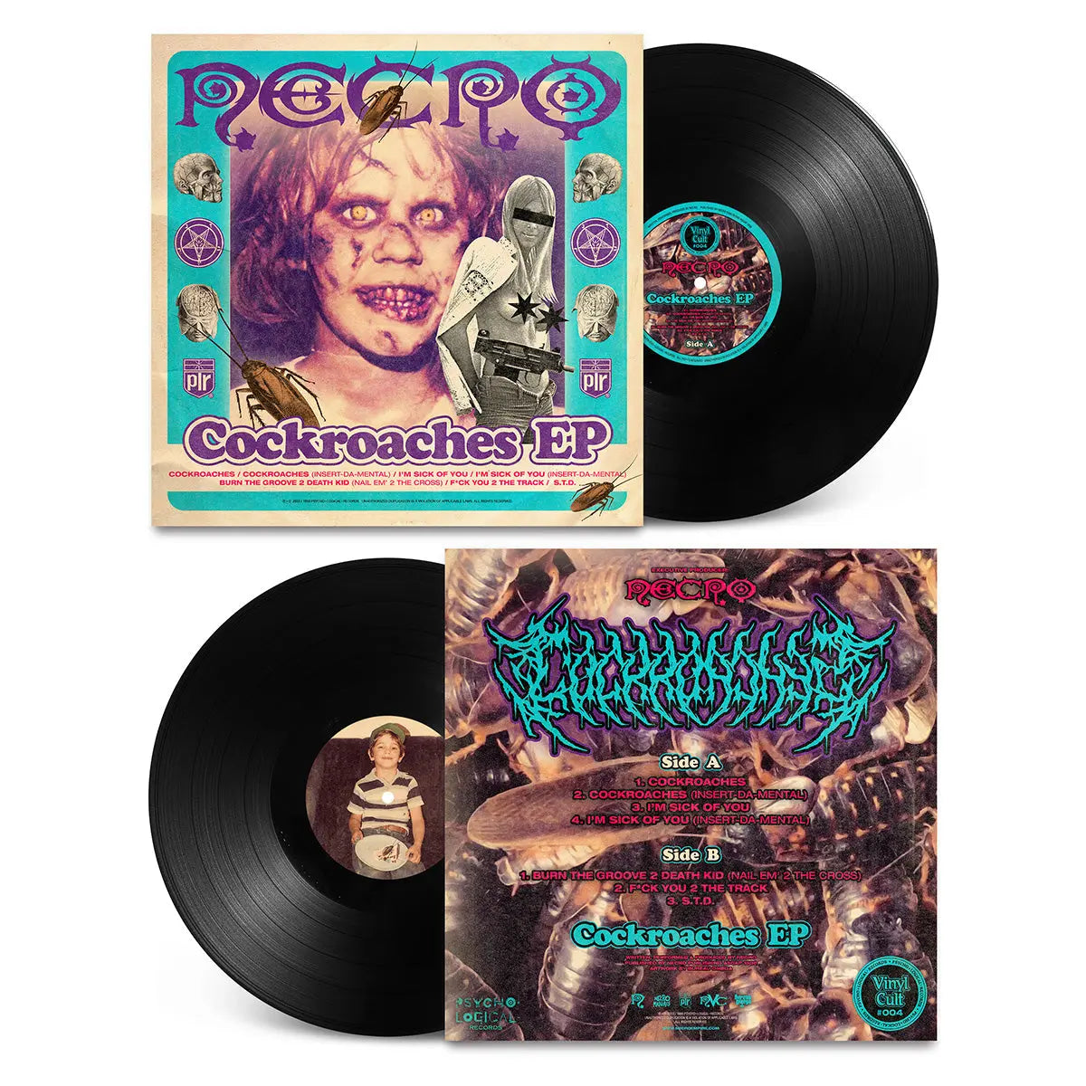 NECRO - Cockroaches EP Vinyl NECRO SUPER STORE