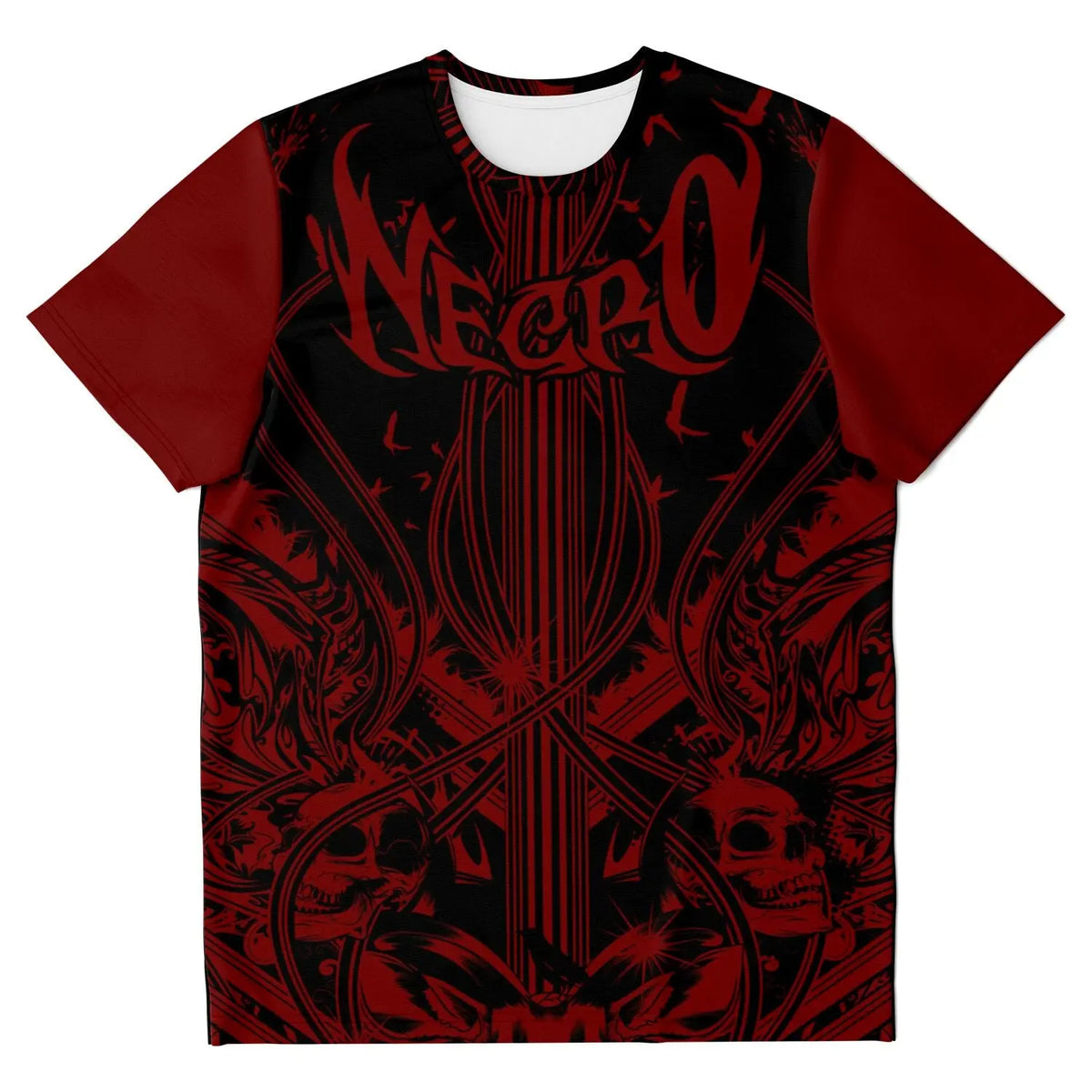 Necro Rapper Merch Necro - 666 Revolt - AOP T-Shirt - NECRO SUPER STORE – NECRO SUPER STORE