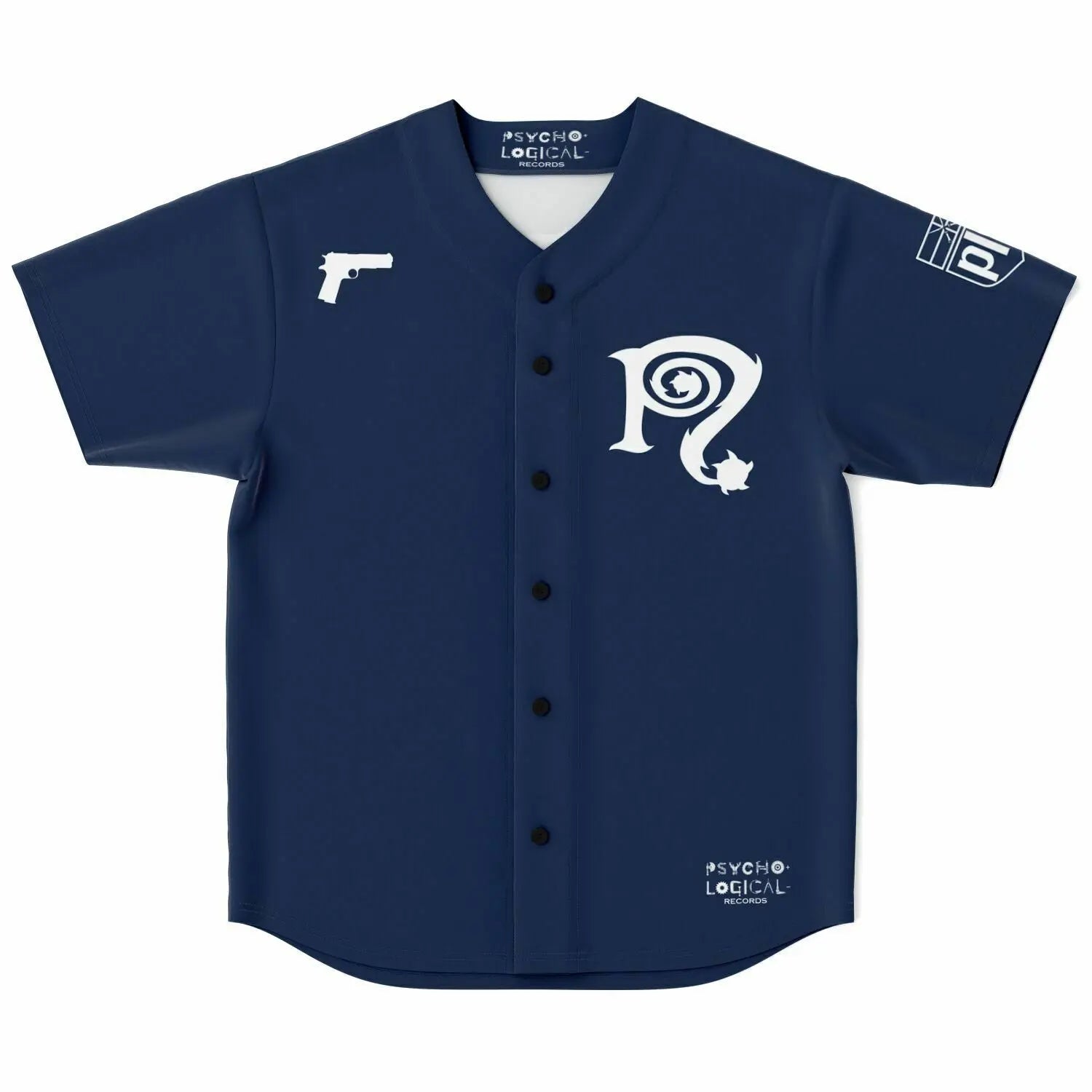 Necro - Baseball Jersey (Midnight Blue Yankees Colors) NECRO SUPER STORE