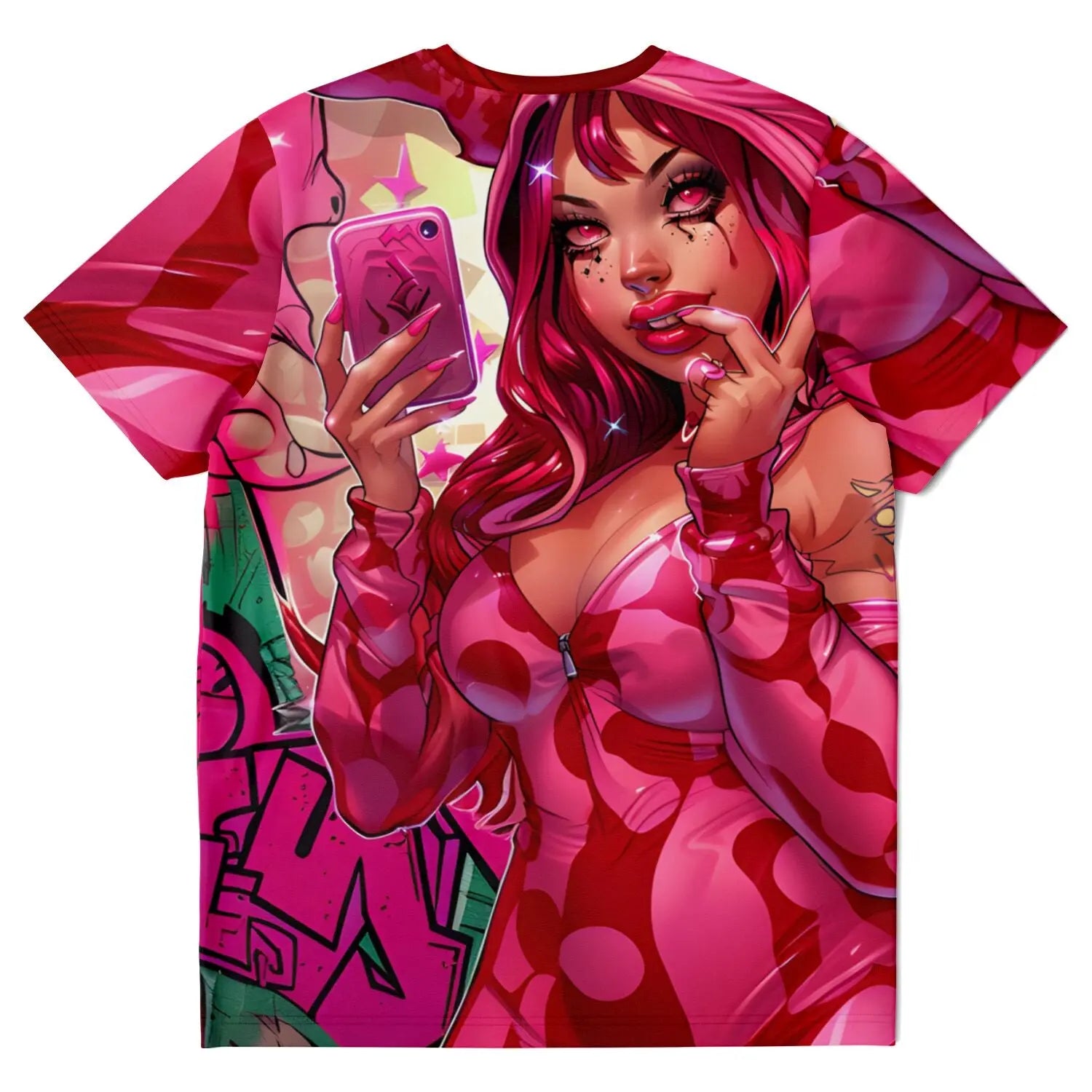 Sexorcist - Pink Bunny - All Over Print T-Shirt - NECRO SUPER STORE