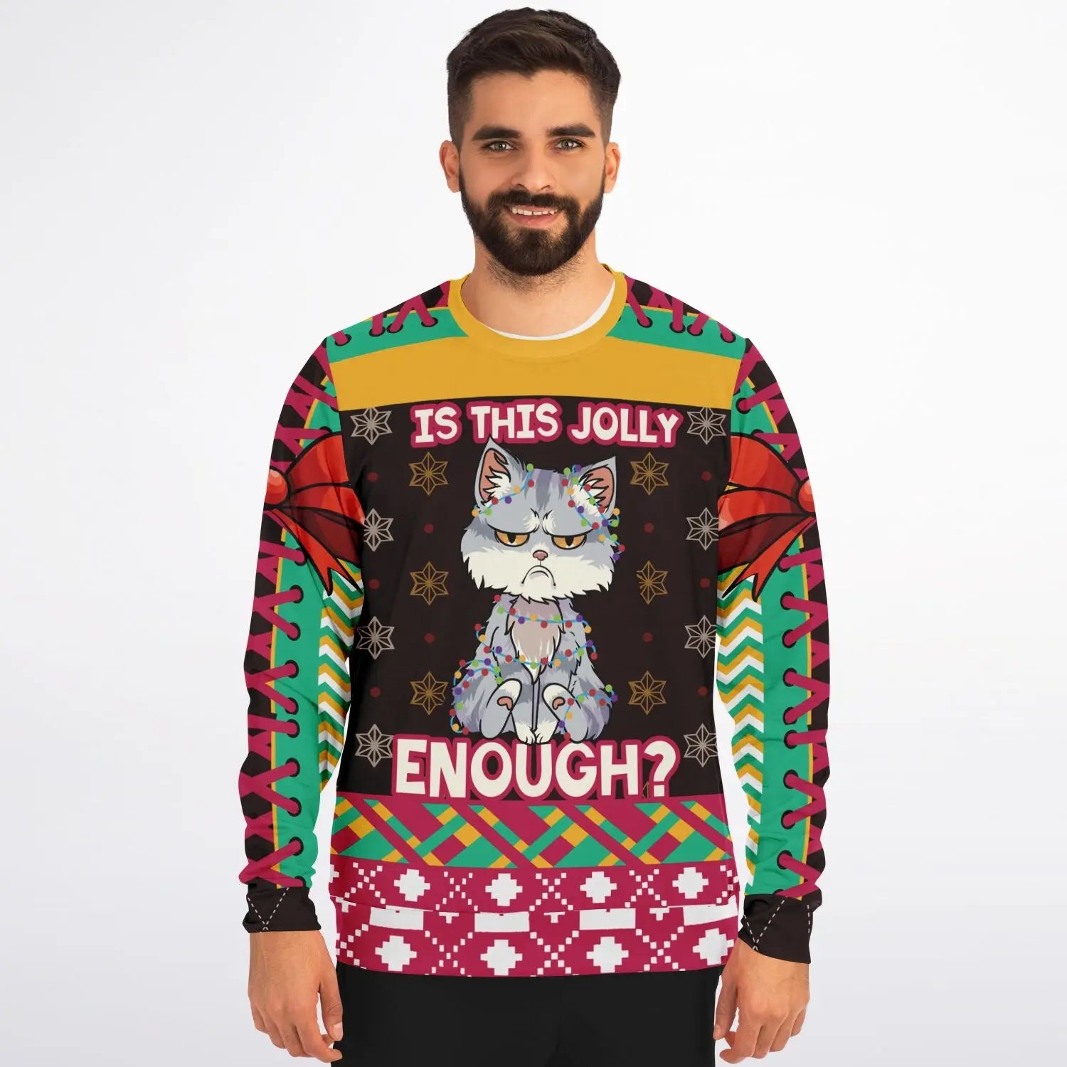 Is This Jolly Enough? - Ugly Sweatshirt NECRO SUPER STORE