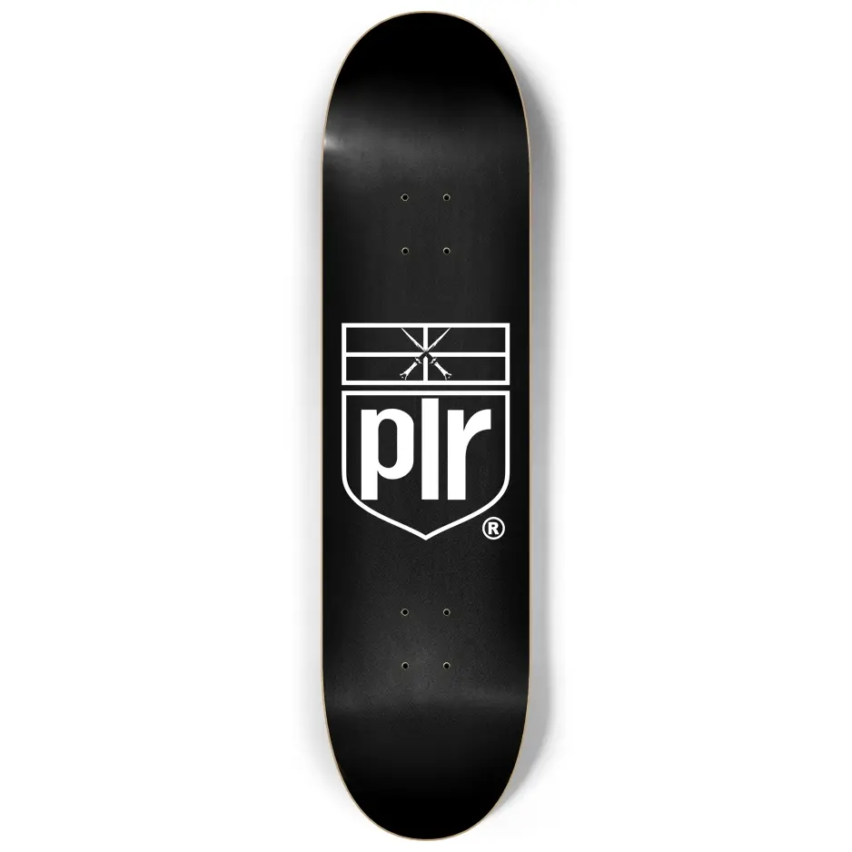 PLR Crest Logo - Skateboard NECRO SUPER STORE