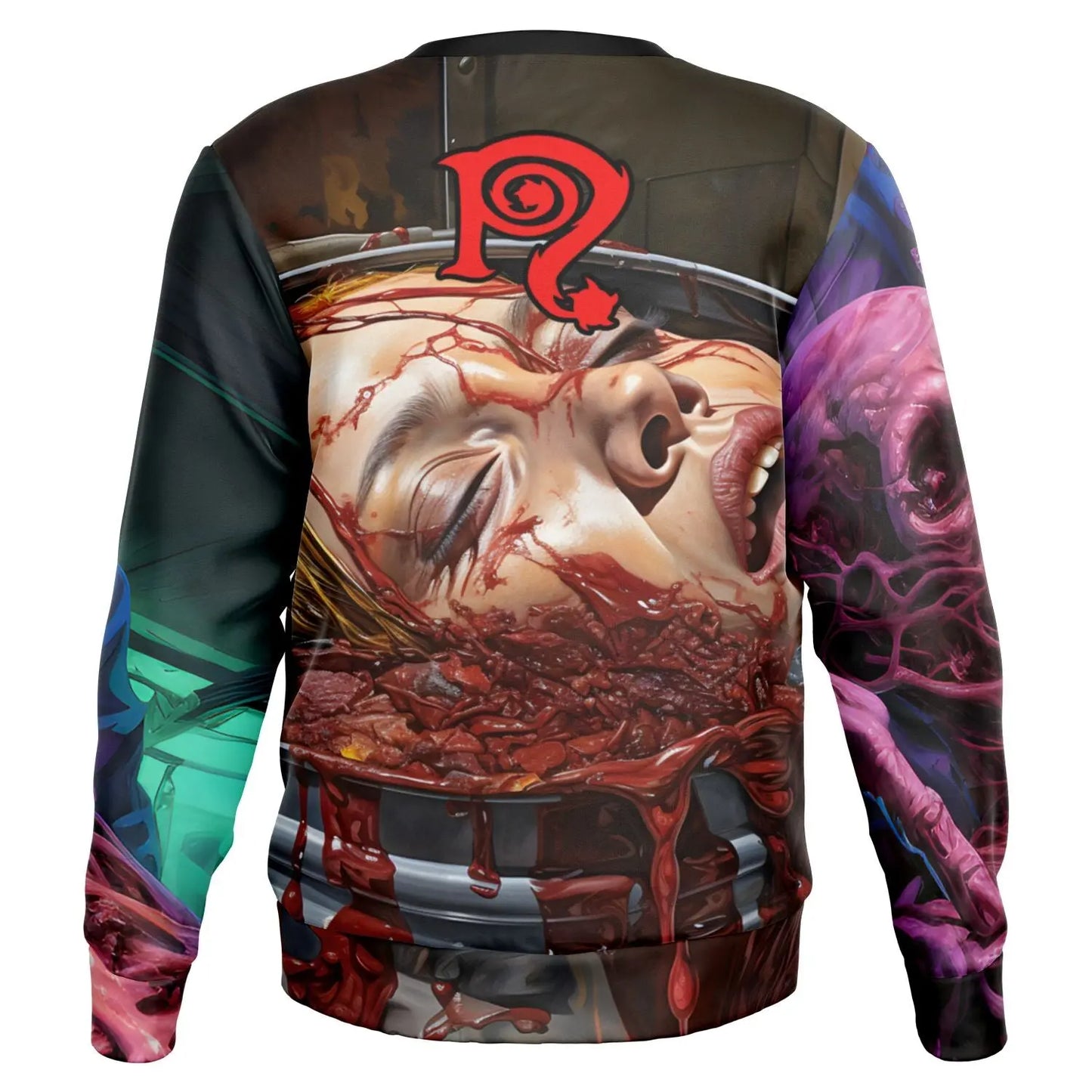 Necro - Dead Body Disposal - Athletic Sweatshirt - AOP NECRO SUPER STORE