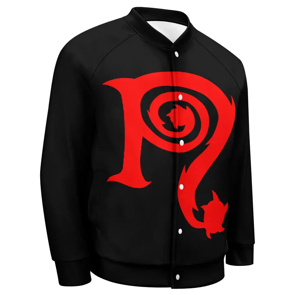 Necro - Red N - Baseball Jacket Uniform for Men's NECRO SUPER STORE