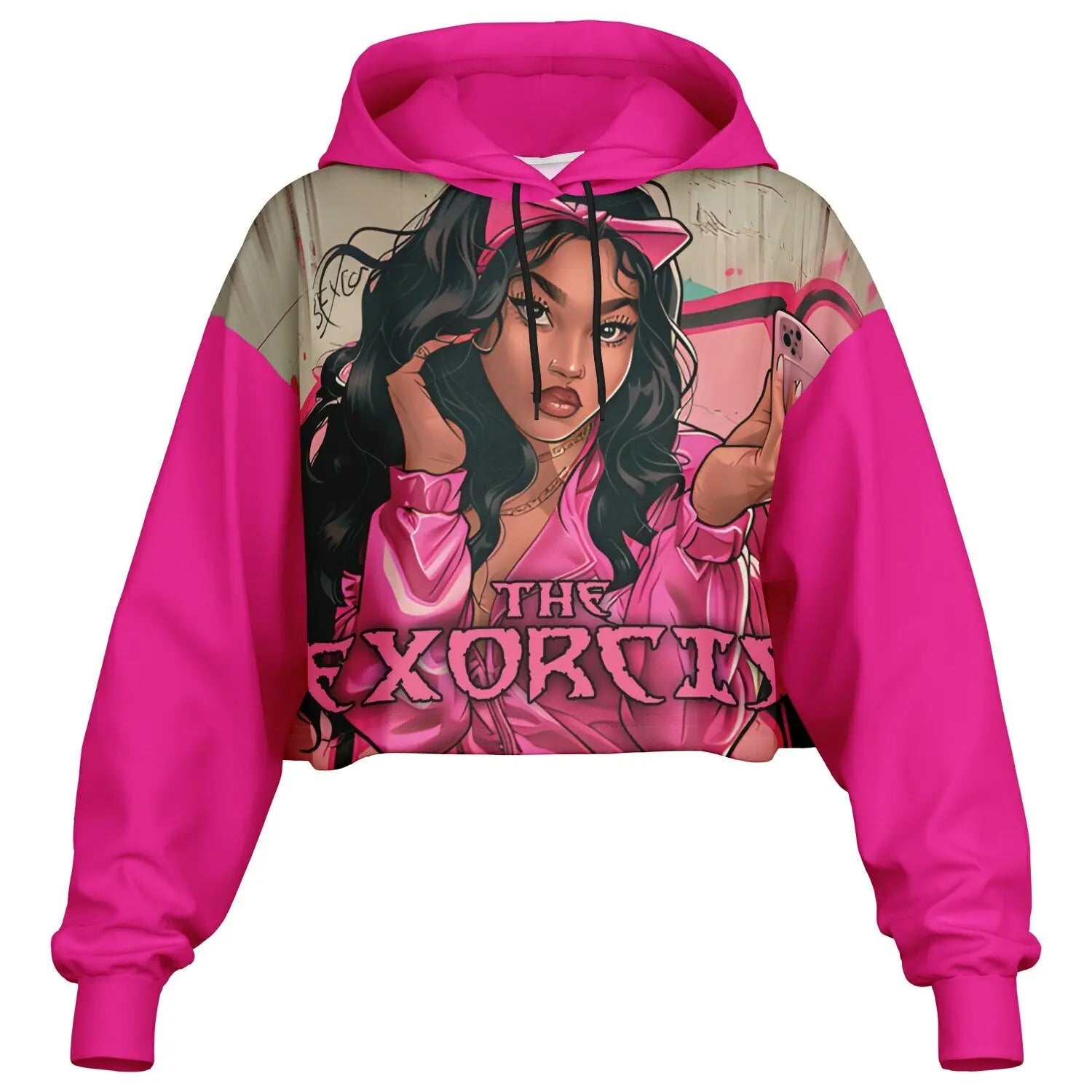 Sexorcist - Fly Latina - Ladies Fashion Dance Hoodie - NECRO SUPER STORE